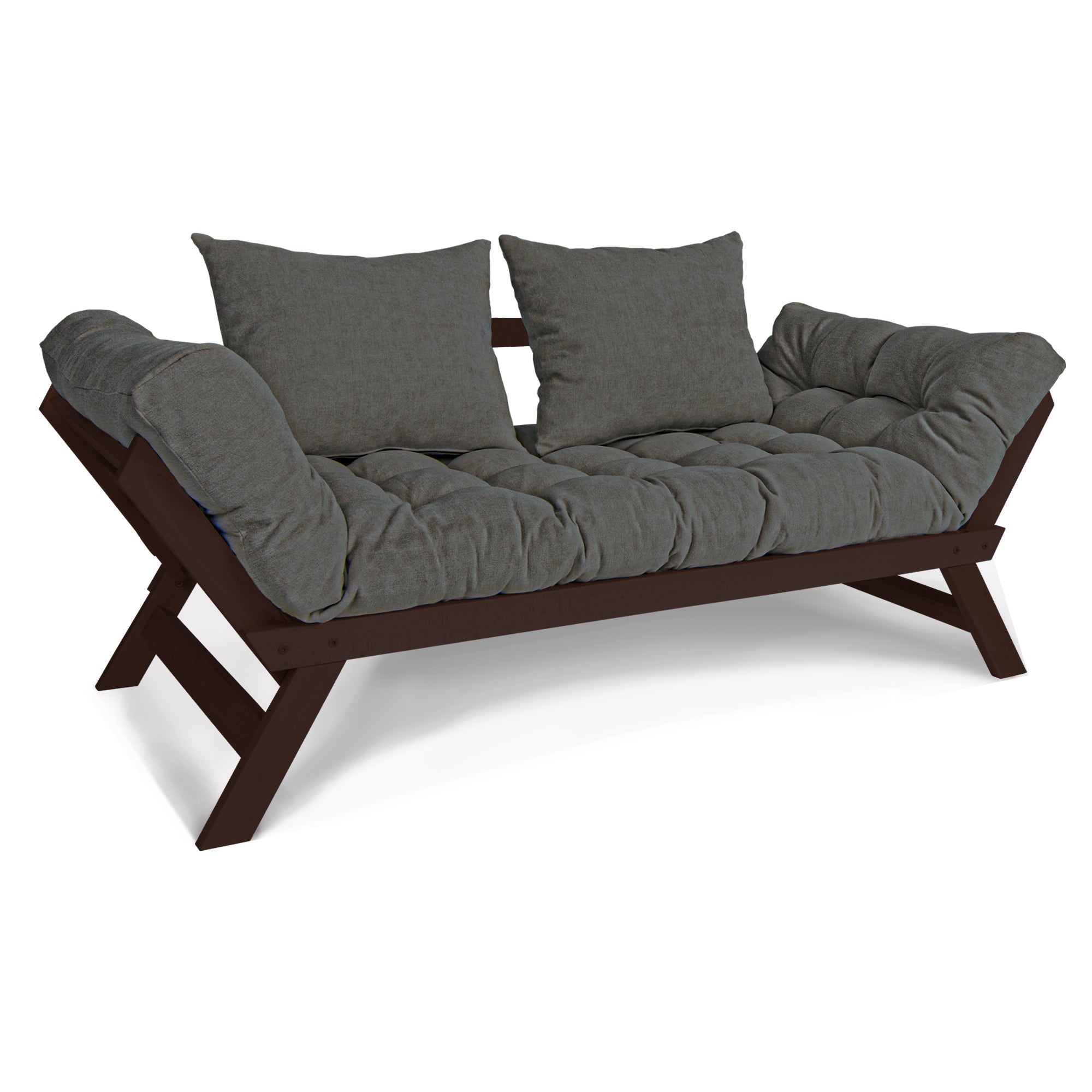 Диван-футон ALLEGRO, каркас шоколадного кольору - зображення 5