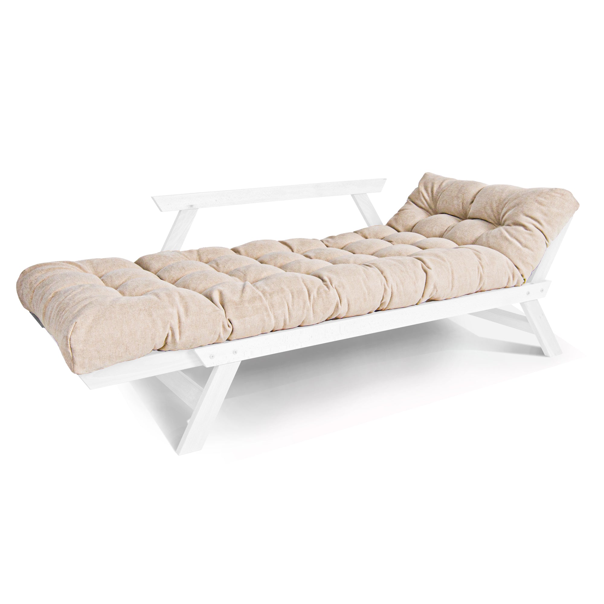 Диван-футон ALLEGRO, каркас білого кольору - зображення 2