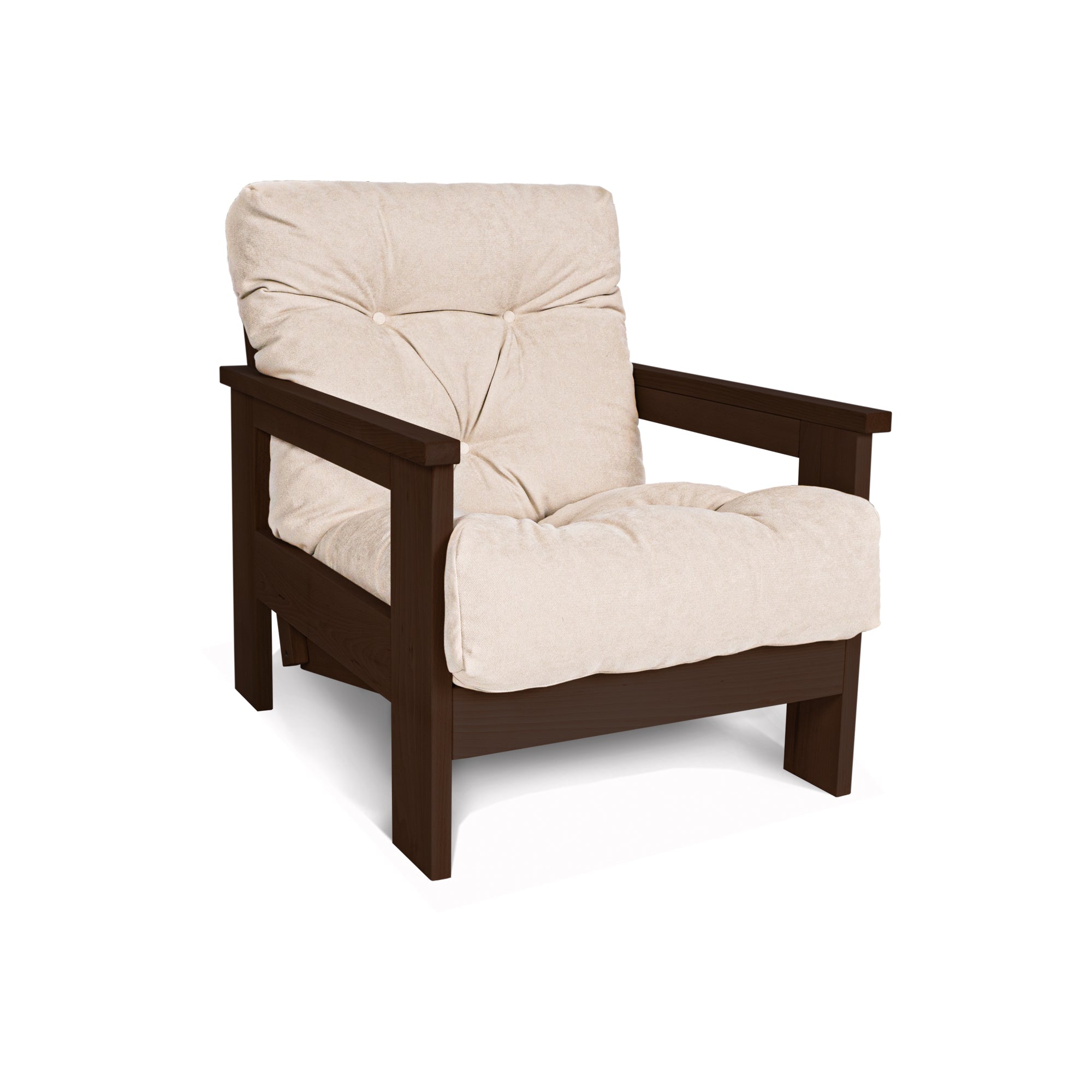 Крісло MEXICO, каркас шоколадного кольору - зображення 1