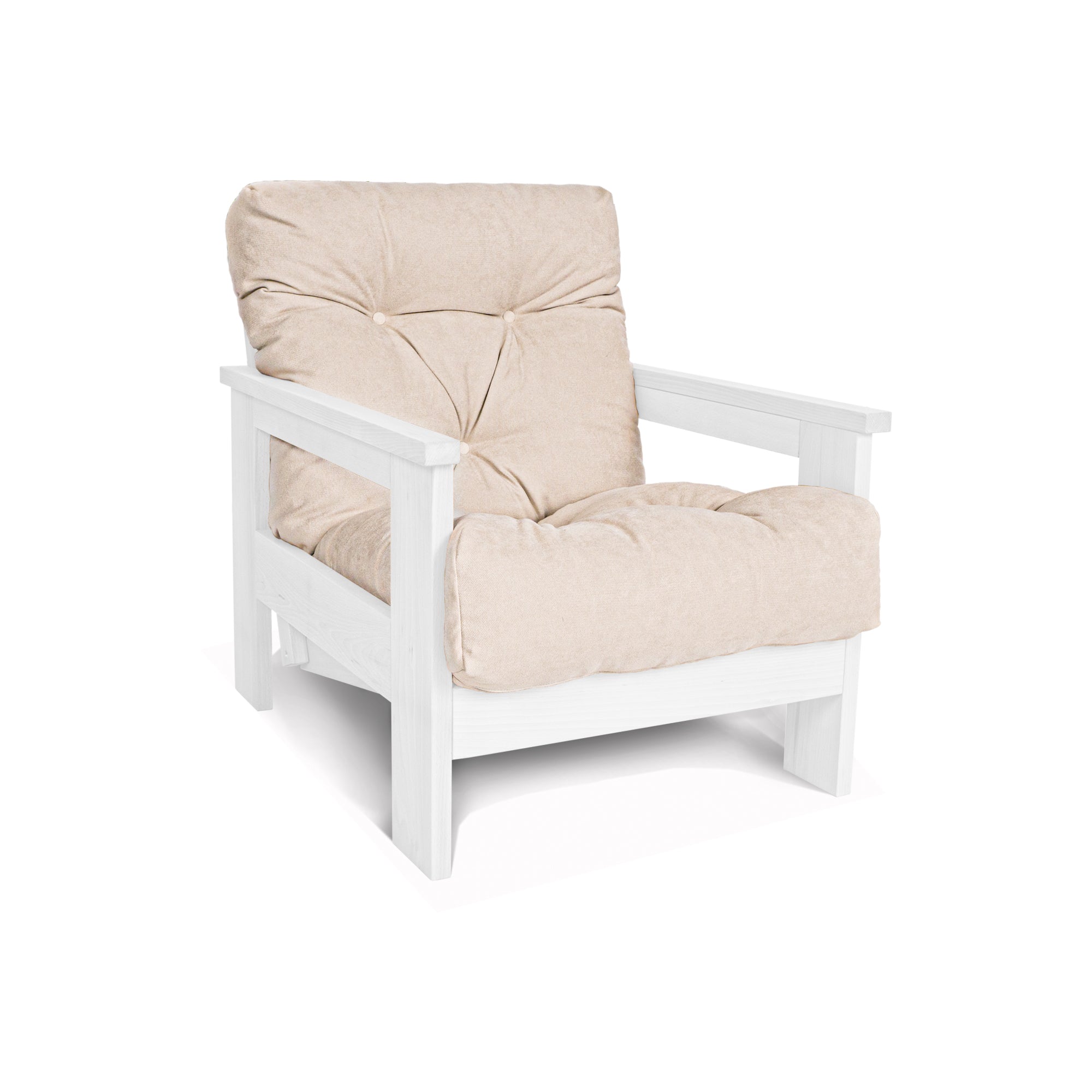 Крісло MEXICO, каркас білого кольору - зображення 1