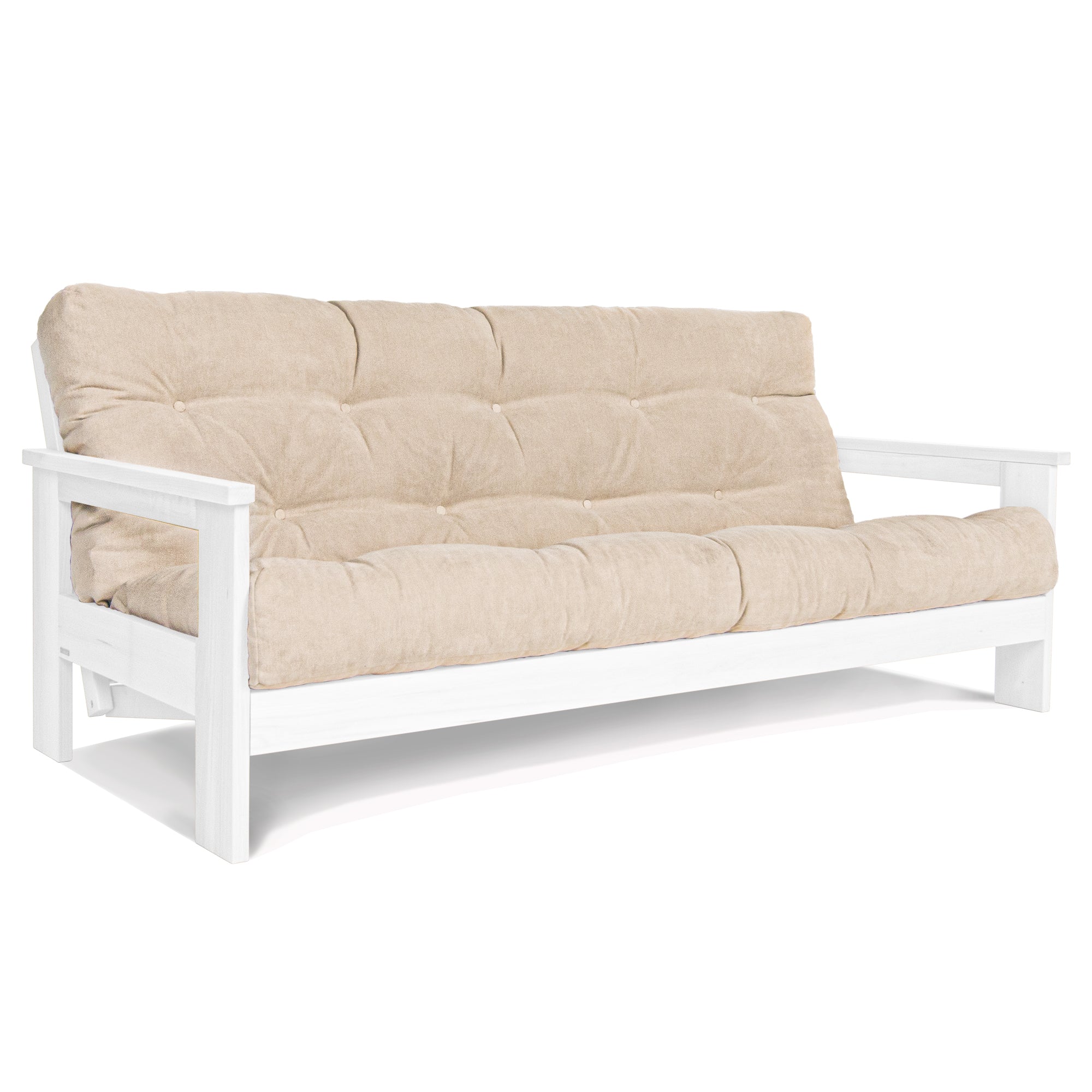 Розкладний диван-футон MEXICO, каркас білого кольору