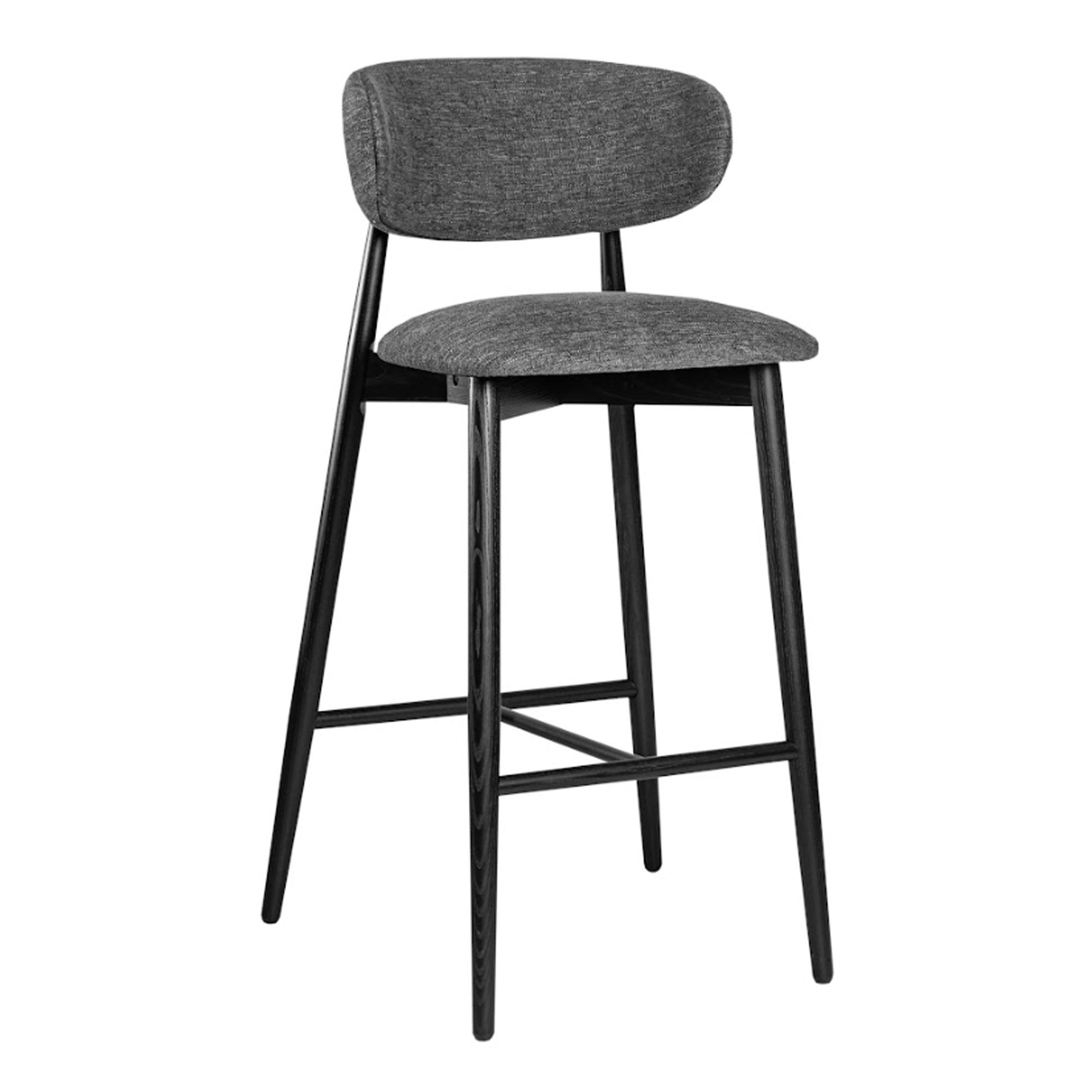 Барний стілець PANDA NEW з ясена, чорний