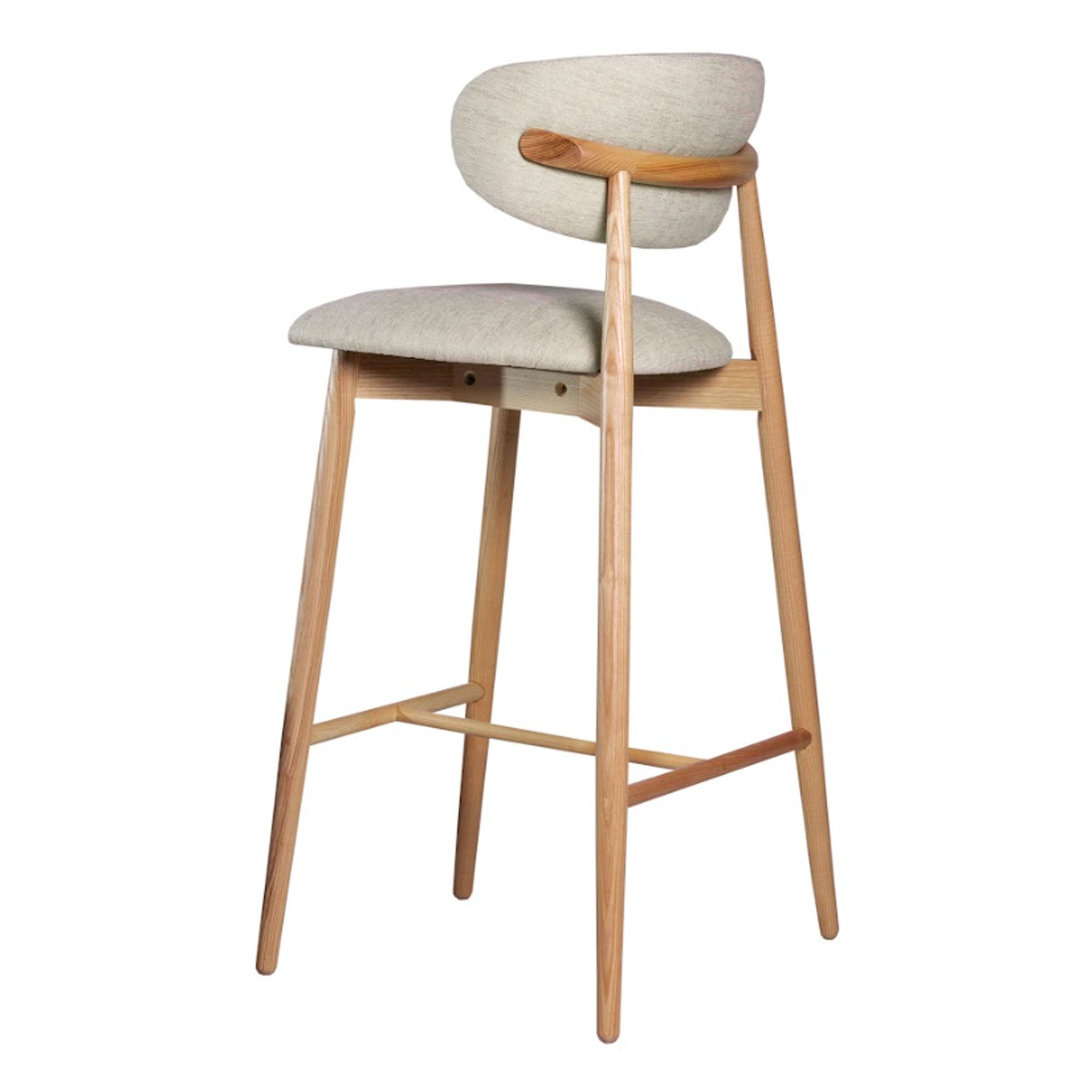 Барний стілець PANDA NEW з ясена, натуральний