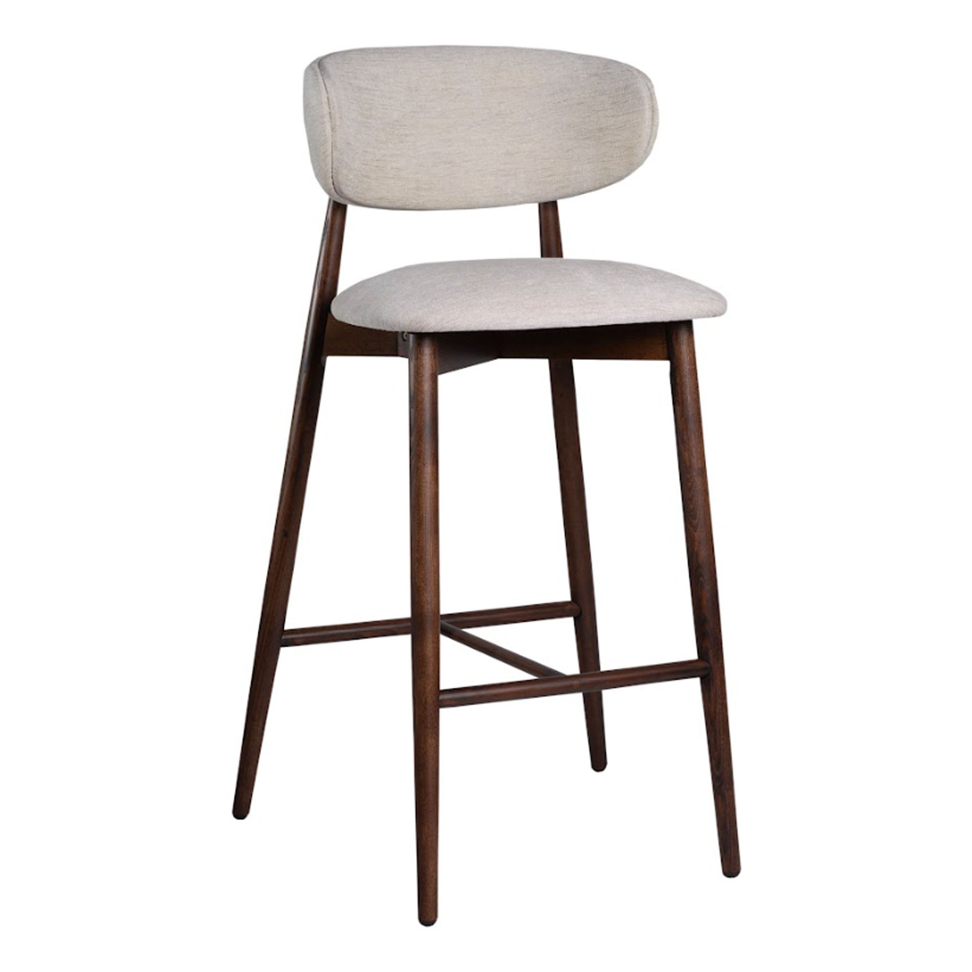 Барний стілець PANDA NEW з ясена, темний горіх