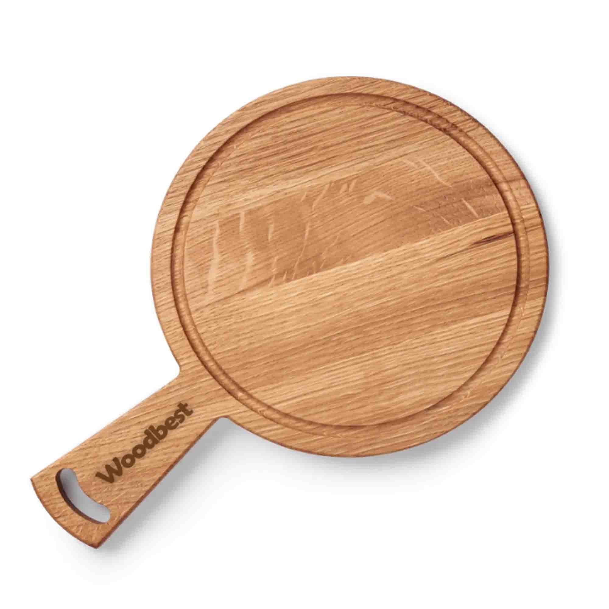 Дерев'яна дошка WOODBEST для сервірування, з канавкою, 20 см - зображення 1