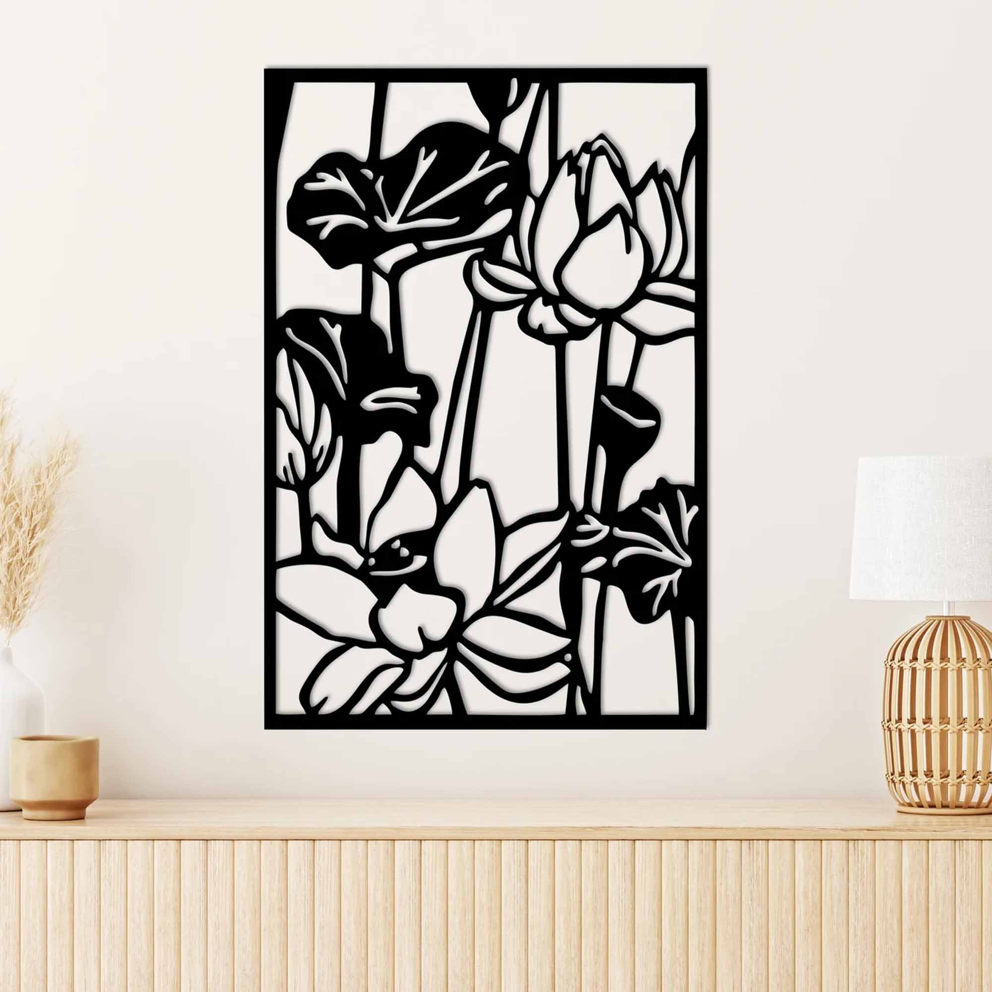 Дерев'яна картина BEAUTIFUL FLOWERS - зображення 1