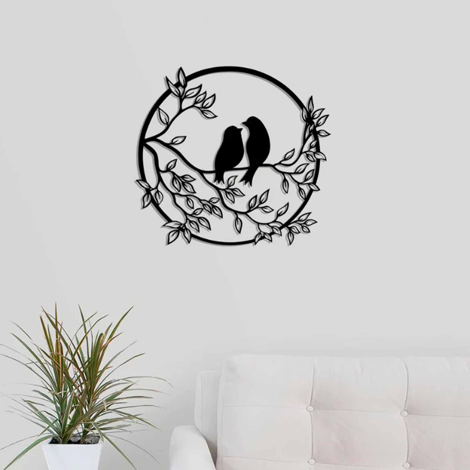 Дерев'яна картина BIRDS ON TREE - зображення 1