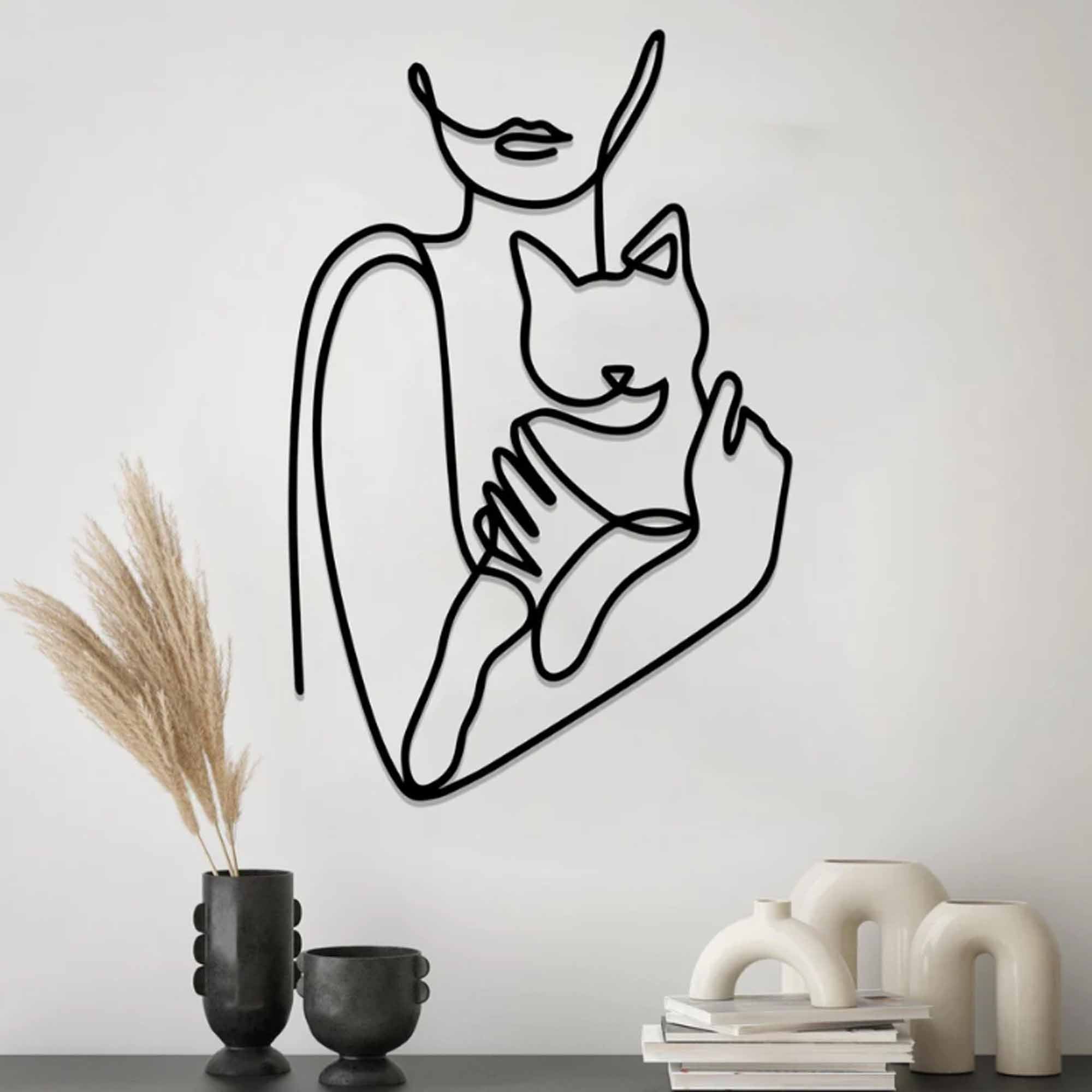 Дерев'яна картина CAT WOMAN - зображення 1