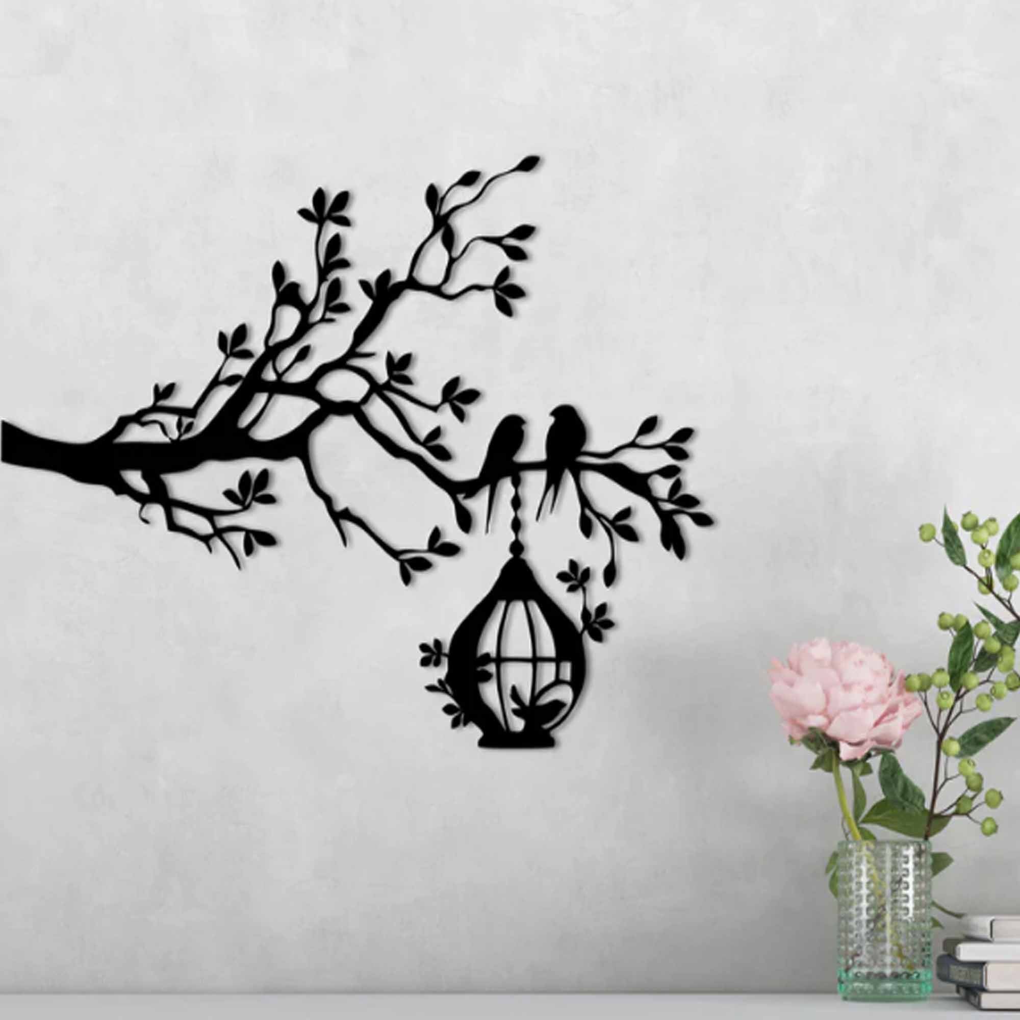 Дерев'яна картина TWO BIRDS - зображення 1