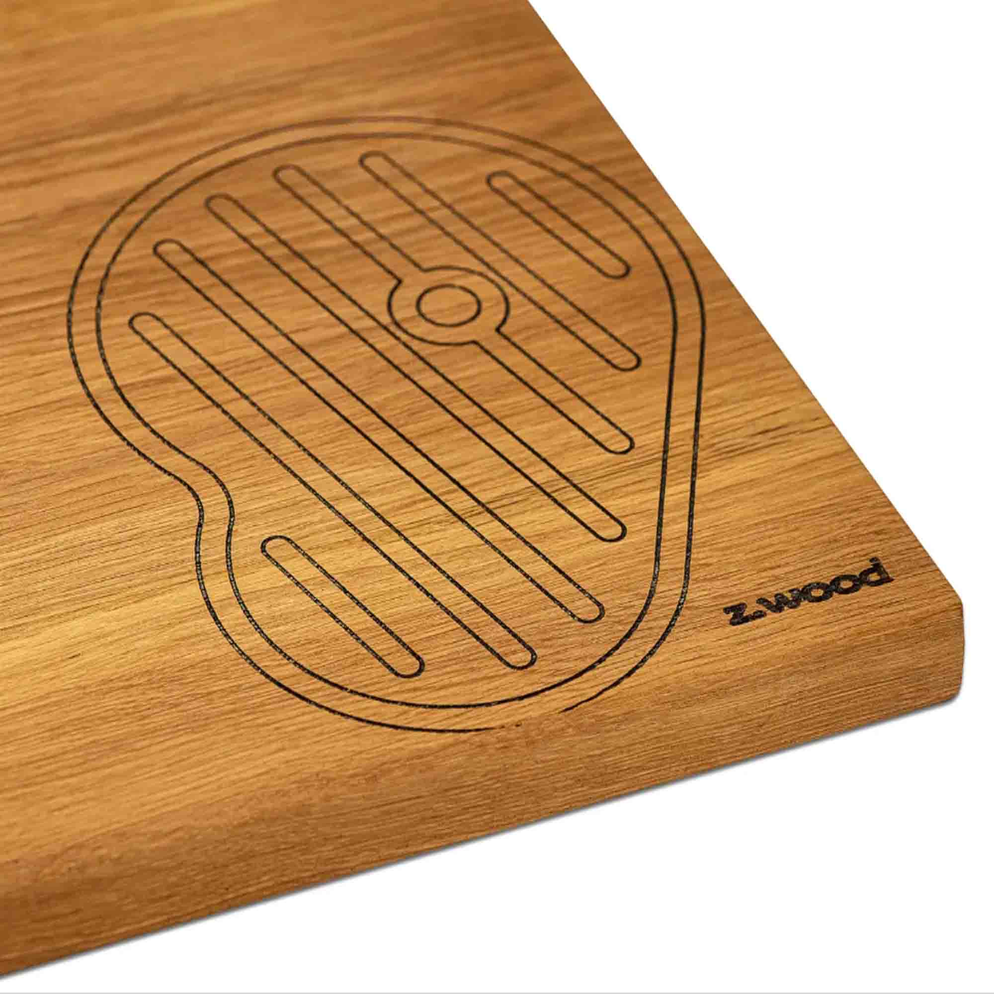 Дерев'яна кухонна дошка WOODBEST GRILL 40 х 30 см, з дуба - зображення 2