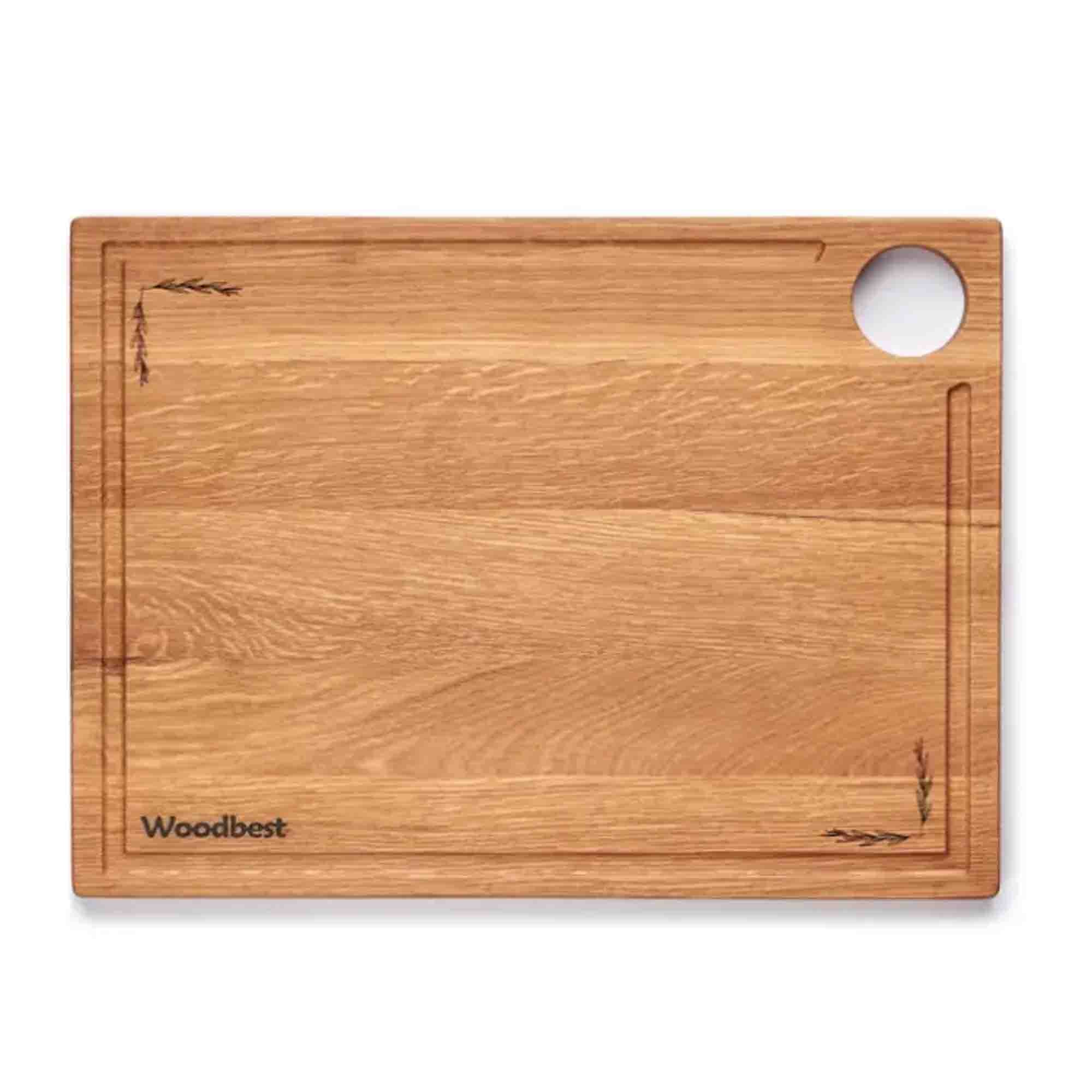 Дерев'яна кухонна дошка WOODBEST 40 х 30 см, з дуба - зображення 1