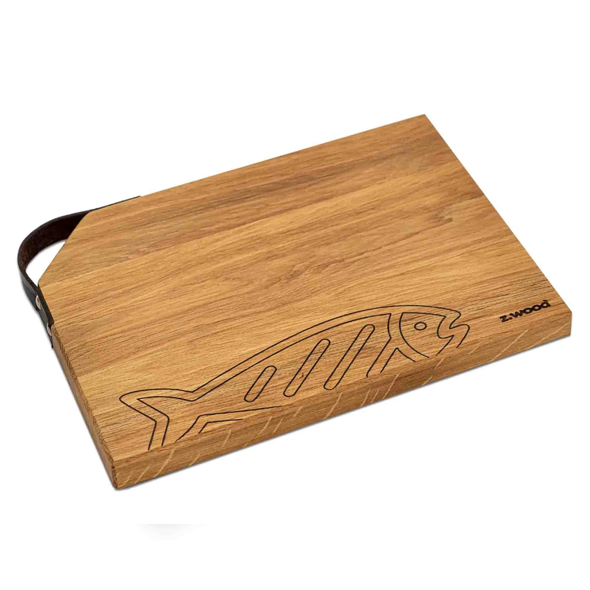 Дерев'яна кухонна дошка WOODBEST GRILL 35 х 25 см, з дуба - зображення 2