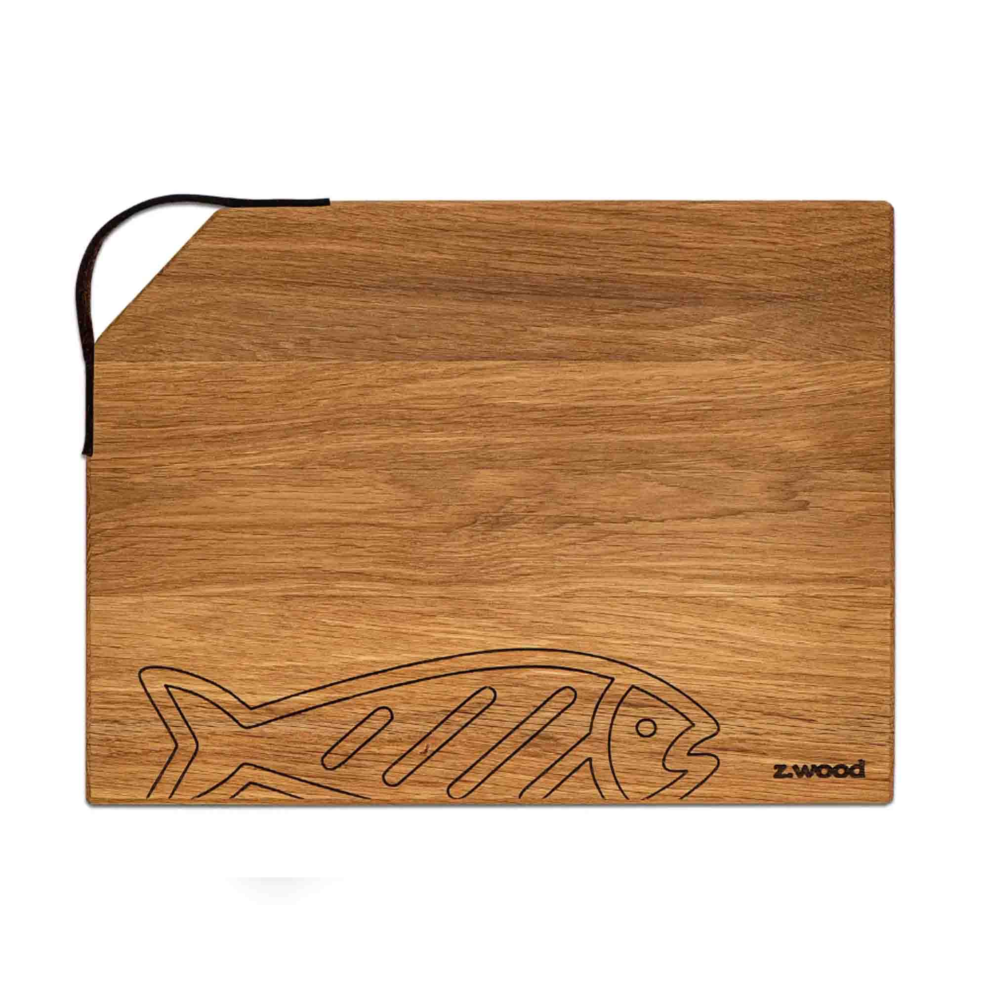 Дерев'яна кухонна дошка WOODBEST GRILL 35 х 25 см, з дуба - зображення 1