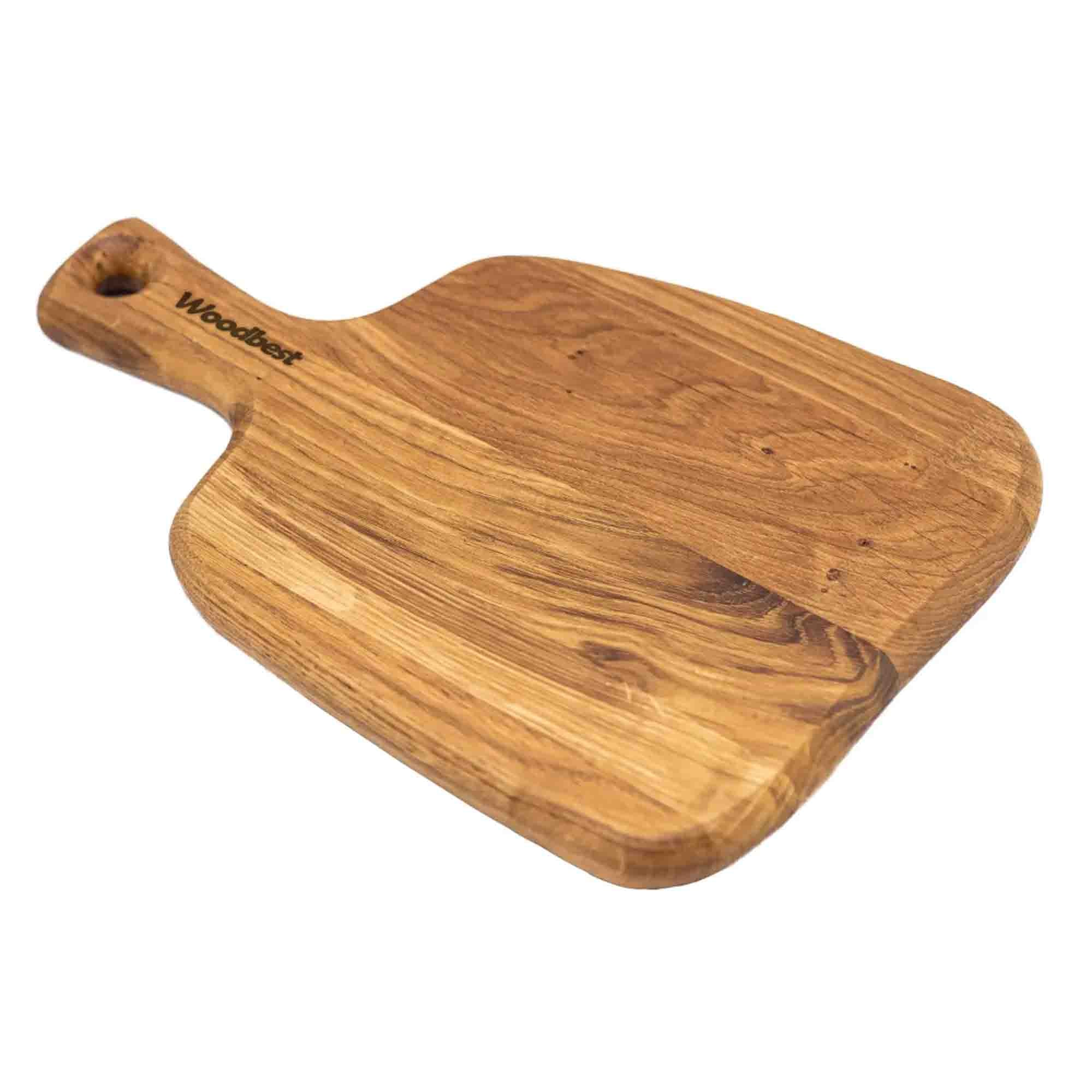 Дерев'яна кухонна дошка WOODBEST ЛОФТ 25 х 25 см, з дуба - зображення 1