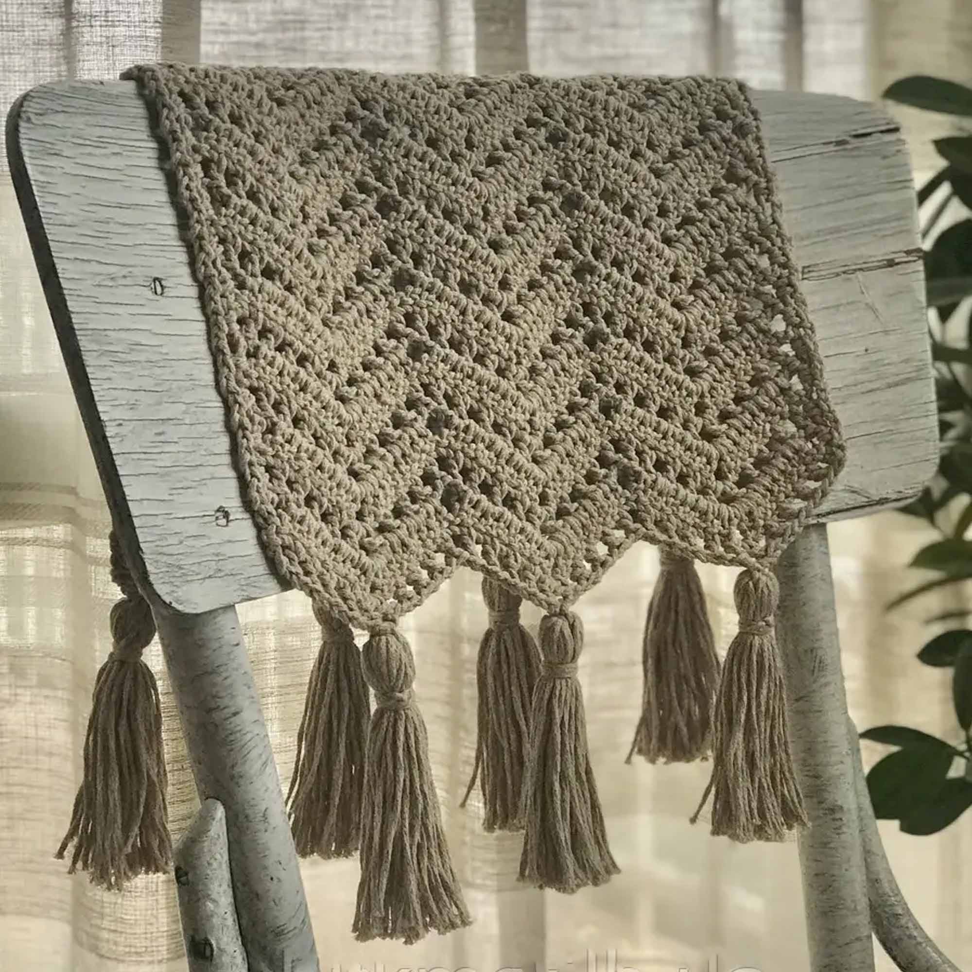 Доріжка із бавовняного шнура 30 х 45 см - зображення 1