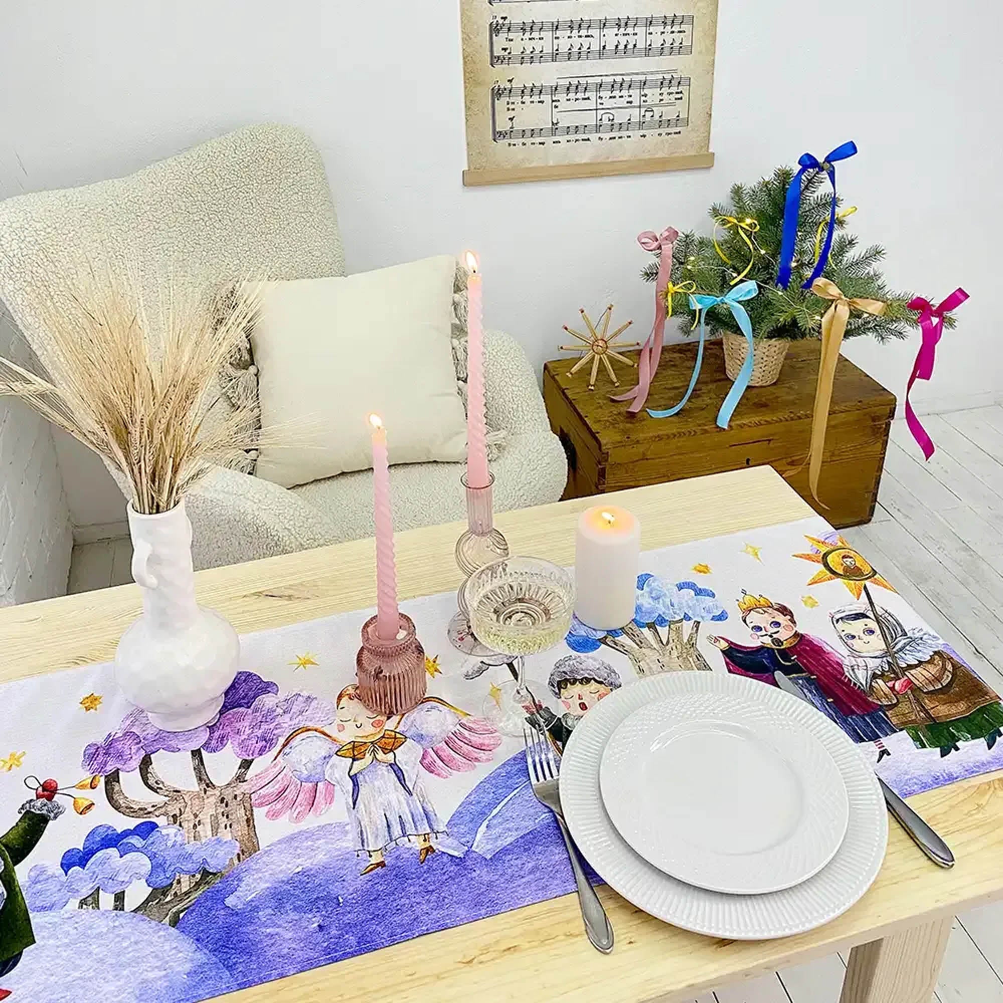 Дорожка на стол КОЛЯДНИКИ