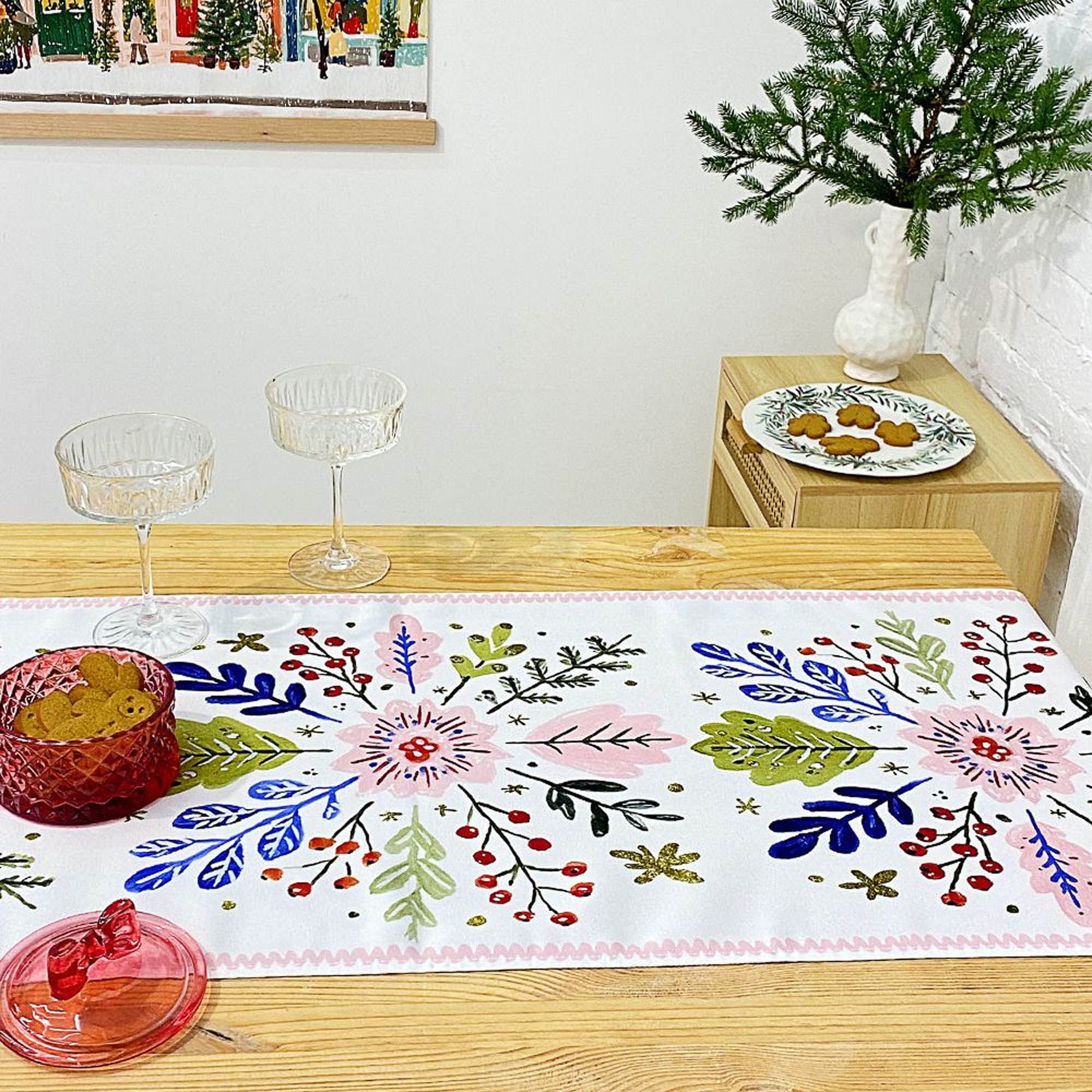 Доріжка на стіл НІЖНІСТЬ В КВІТАХ