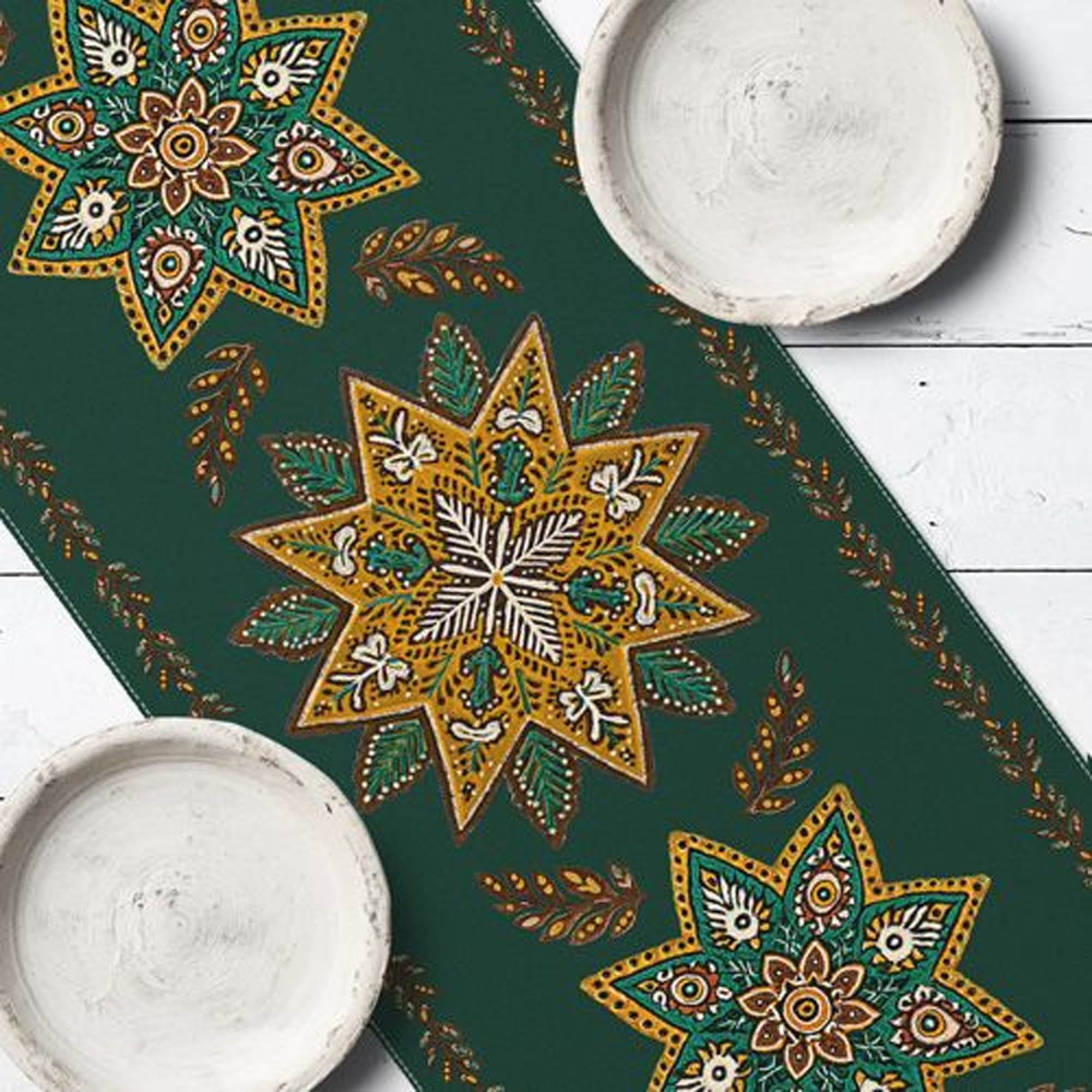 Доріжка на стіл ЗОЛОТІ ЗІРКИ