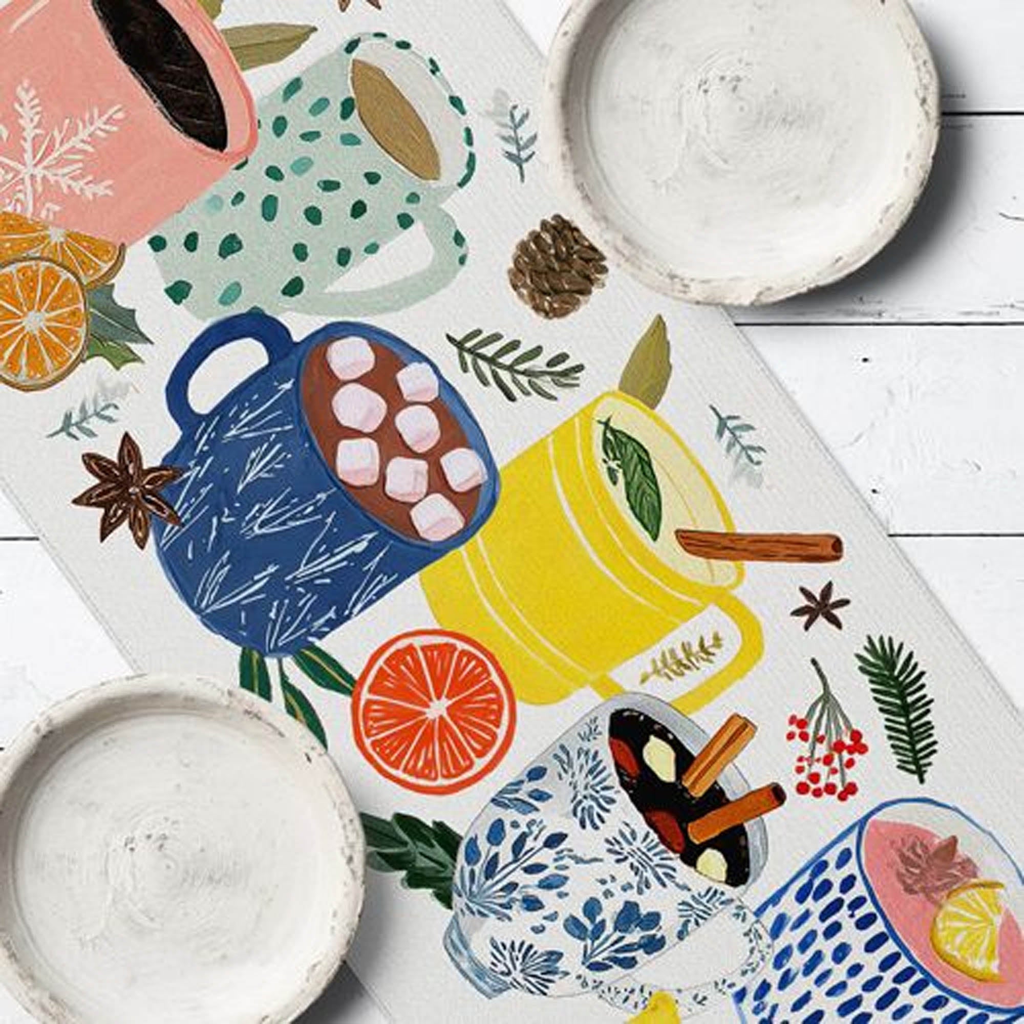 Доріжка на стіл ЗИМОВІ НАПОЇ