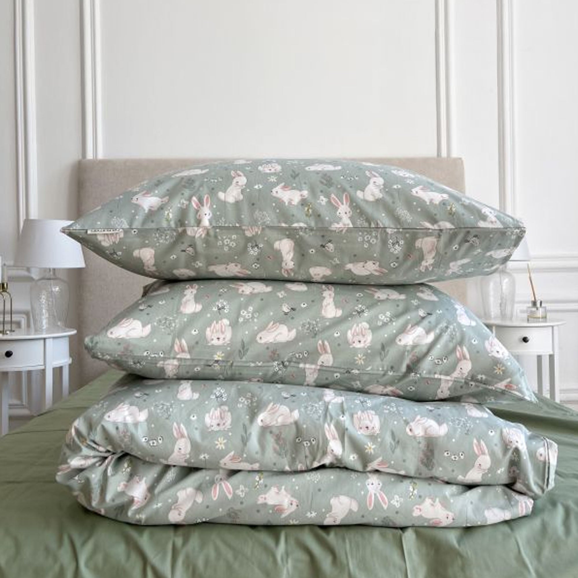 Дитяча постільна білизна BUNNY, поплін преміум