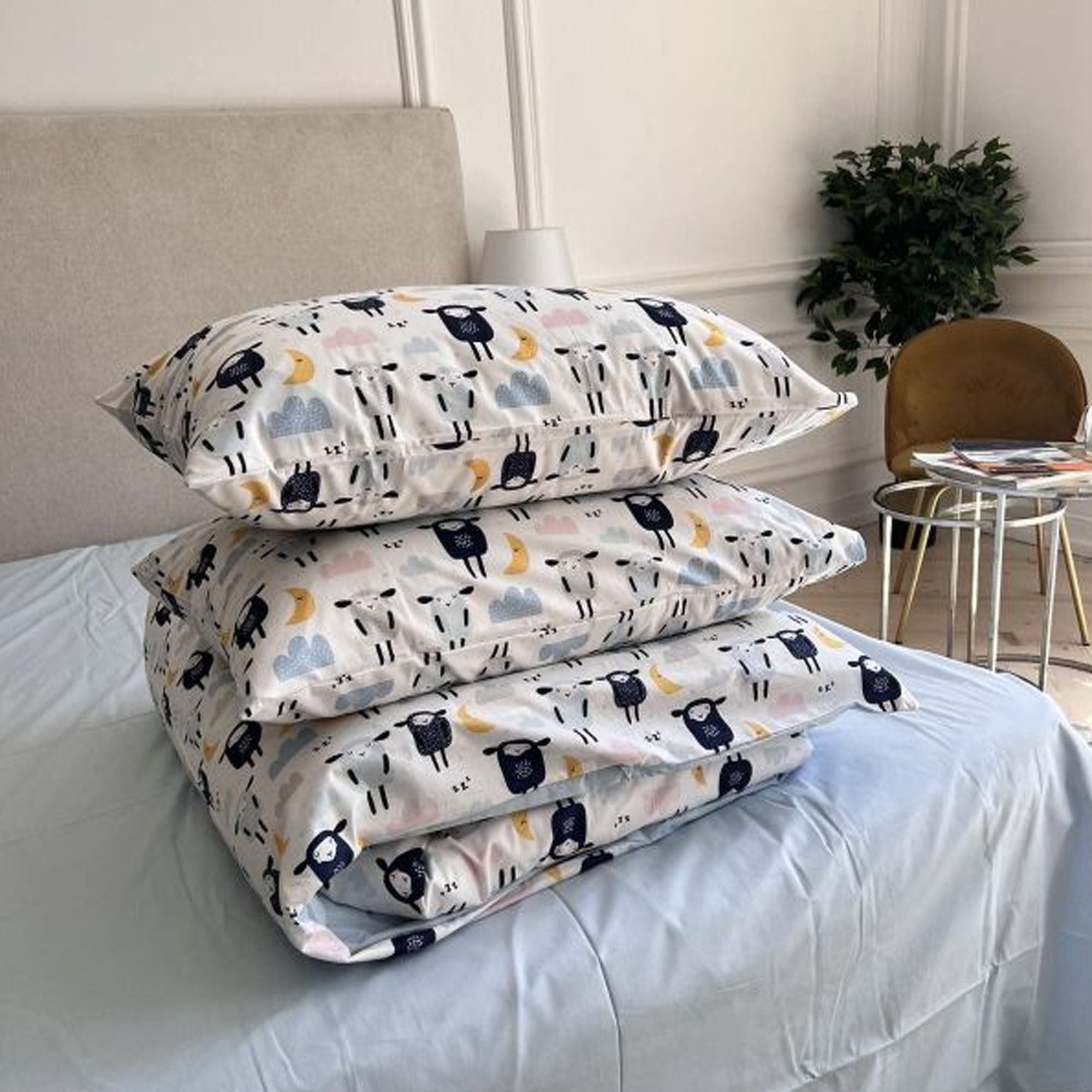 Дитяча постільна білизна NIGHT SHEEPS, поплін преміум