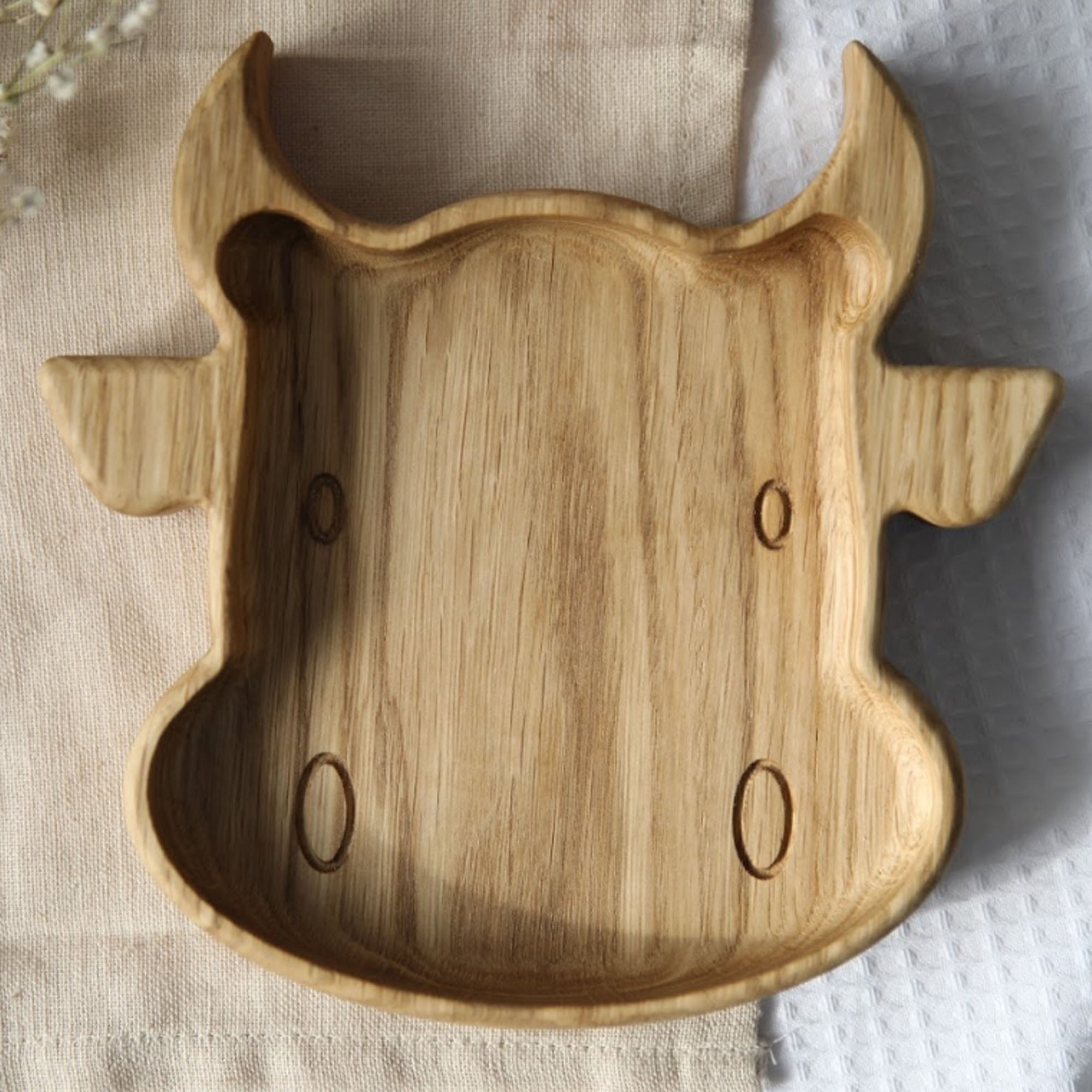 Дитяча тарілка БИЧОК, з дерева