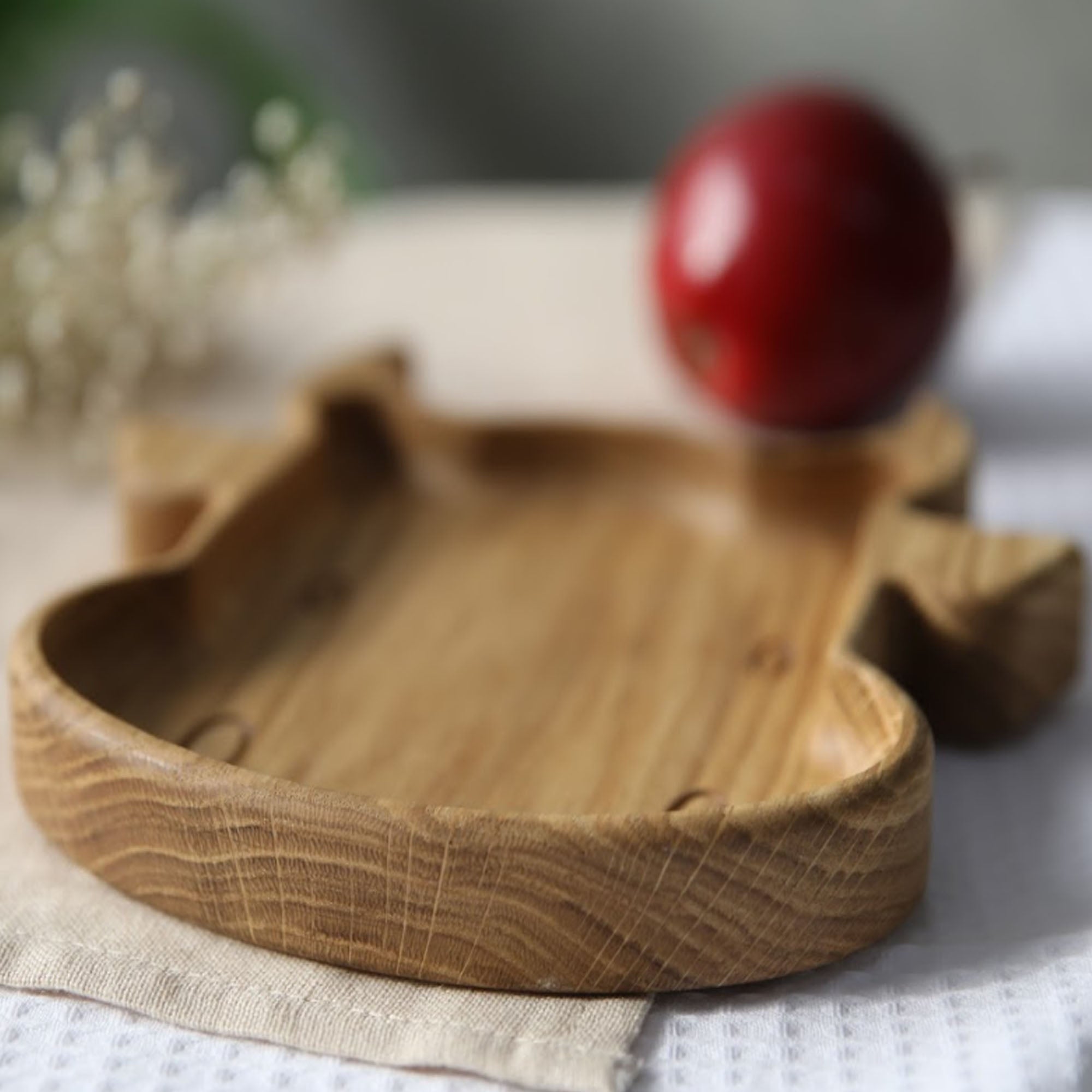 Дитяча тарілка БИЧОК, з дерева