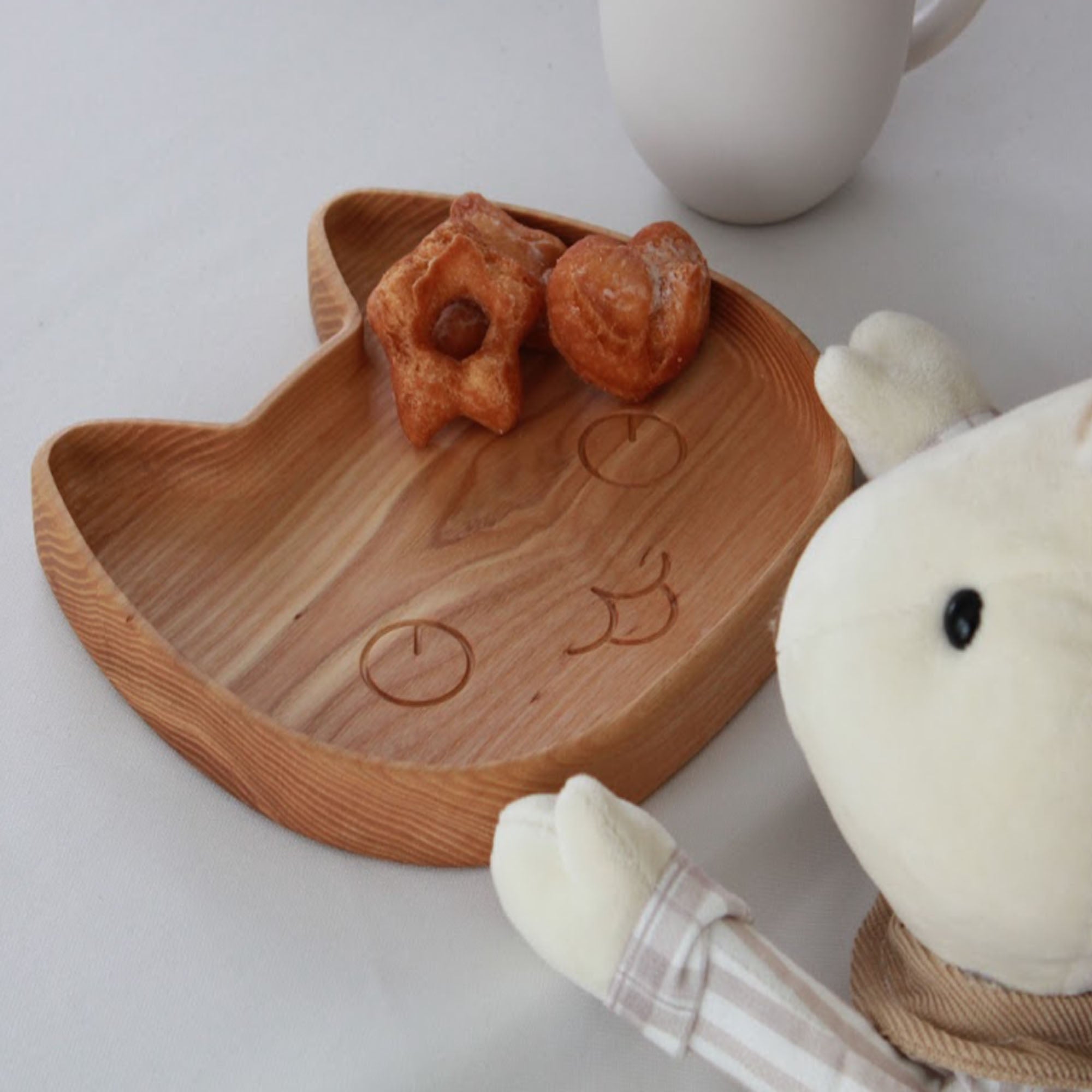 Дитяча тарілка КОТИК, з дерева