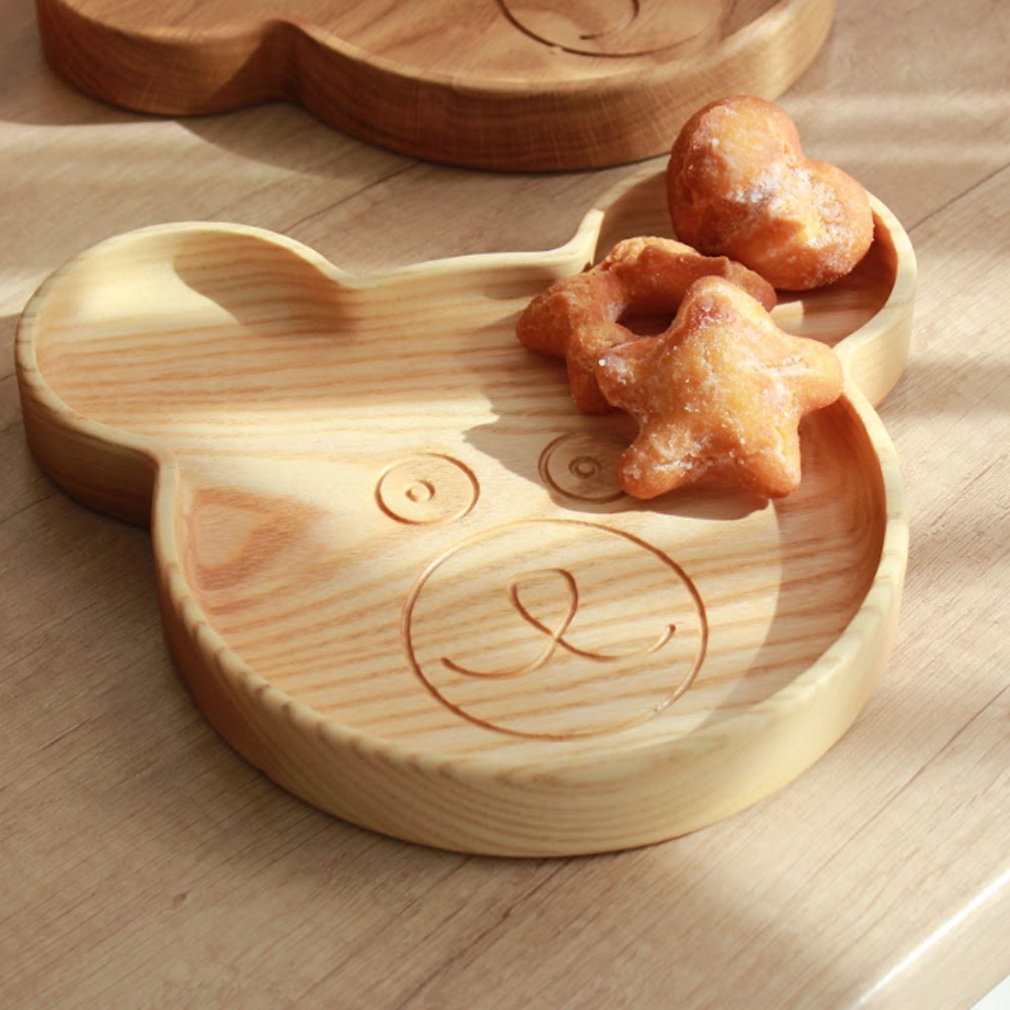 Дитяча тарілка ВЕДМЕДИК, з дерева