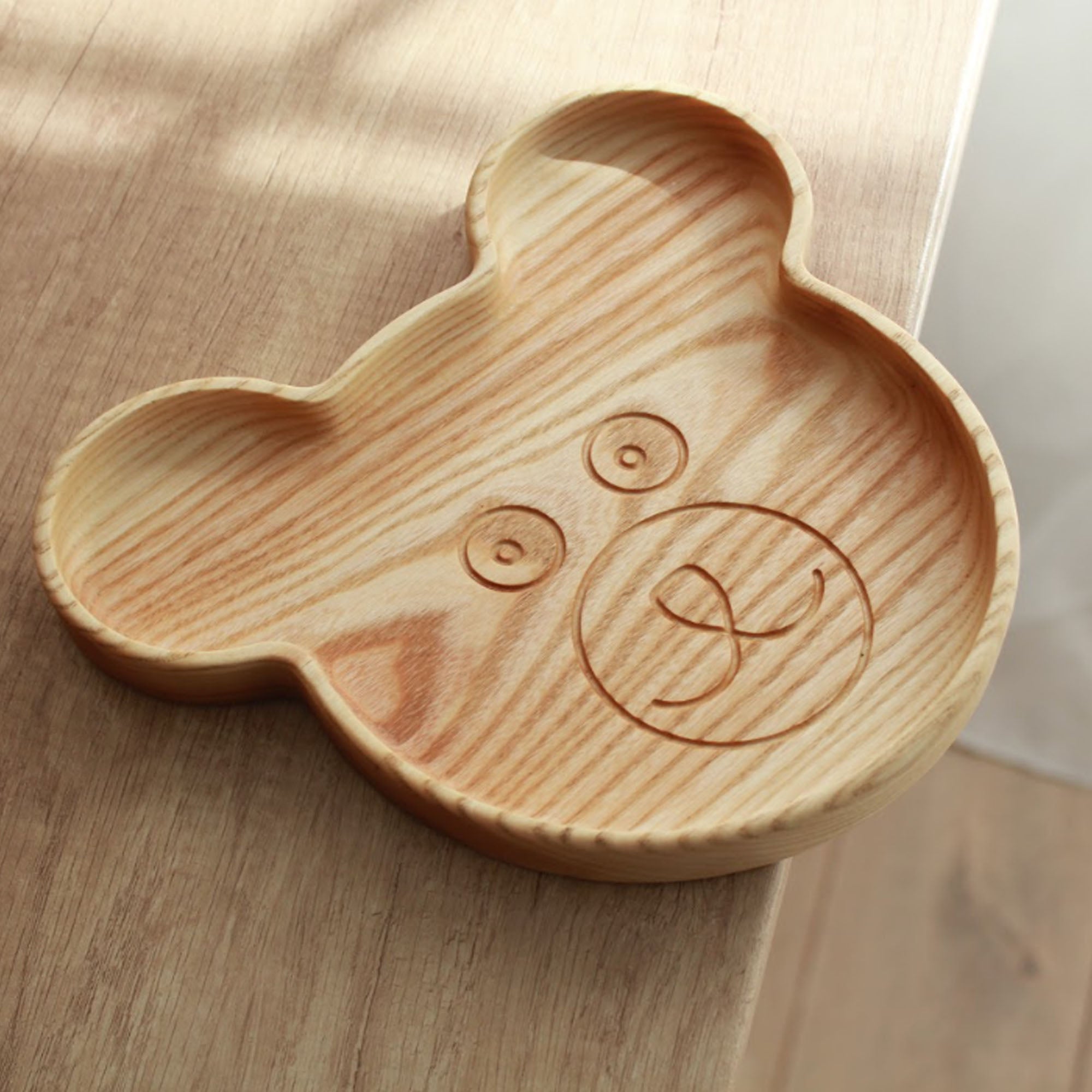 Дитяча тарілка ВЕДМЕДИК, з дерева