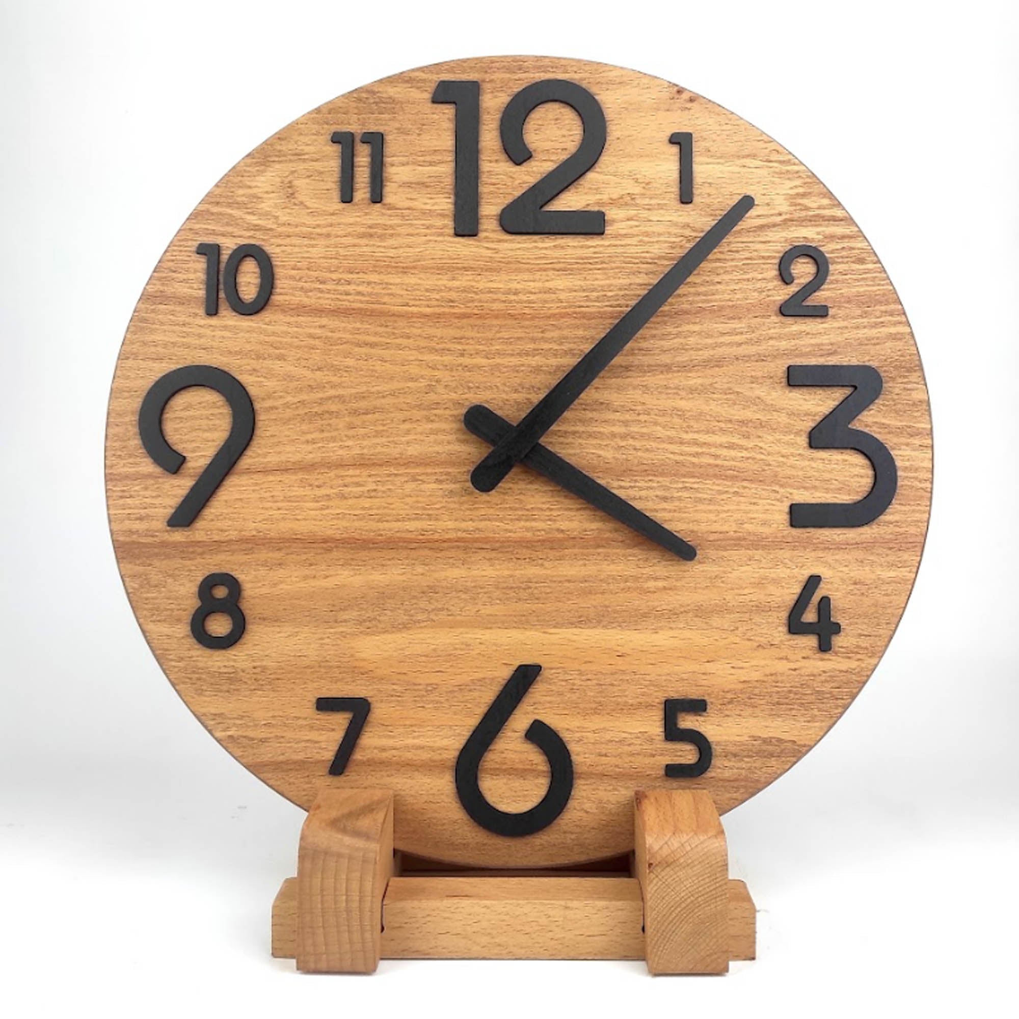 Настінний годинник WOODEN II з дерева