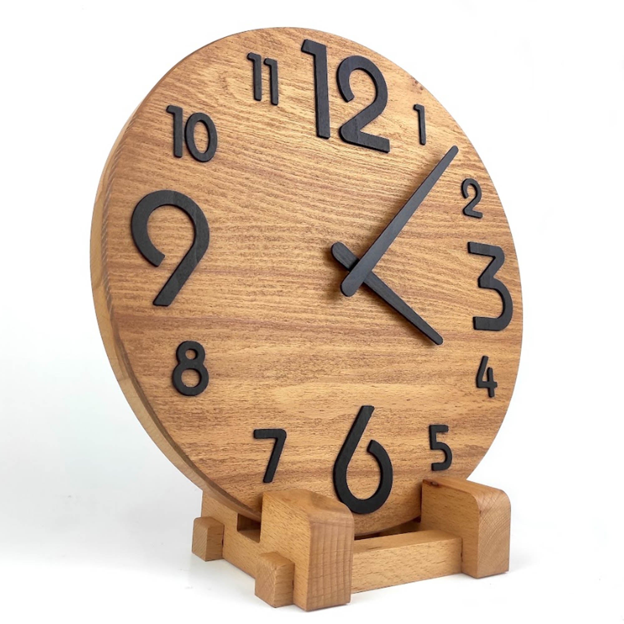 Настінний годинник WOODEN II з дерева