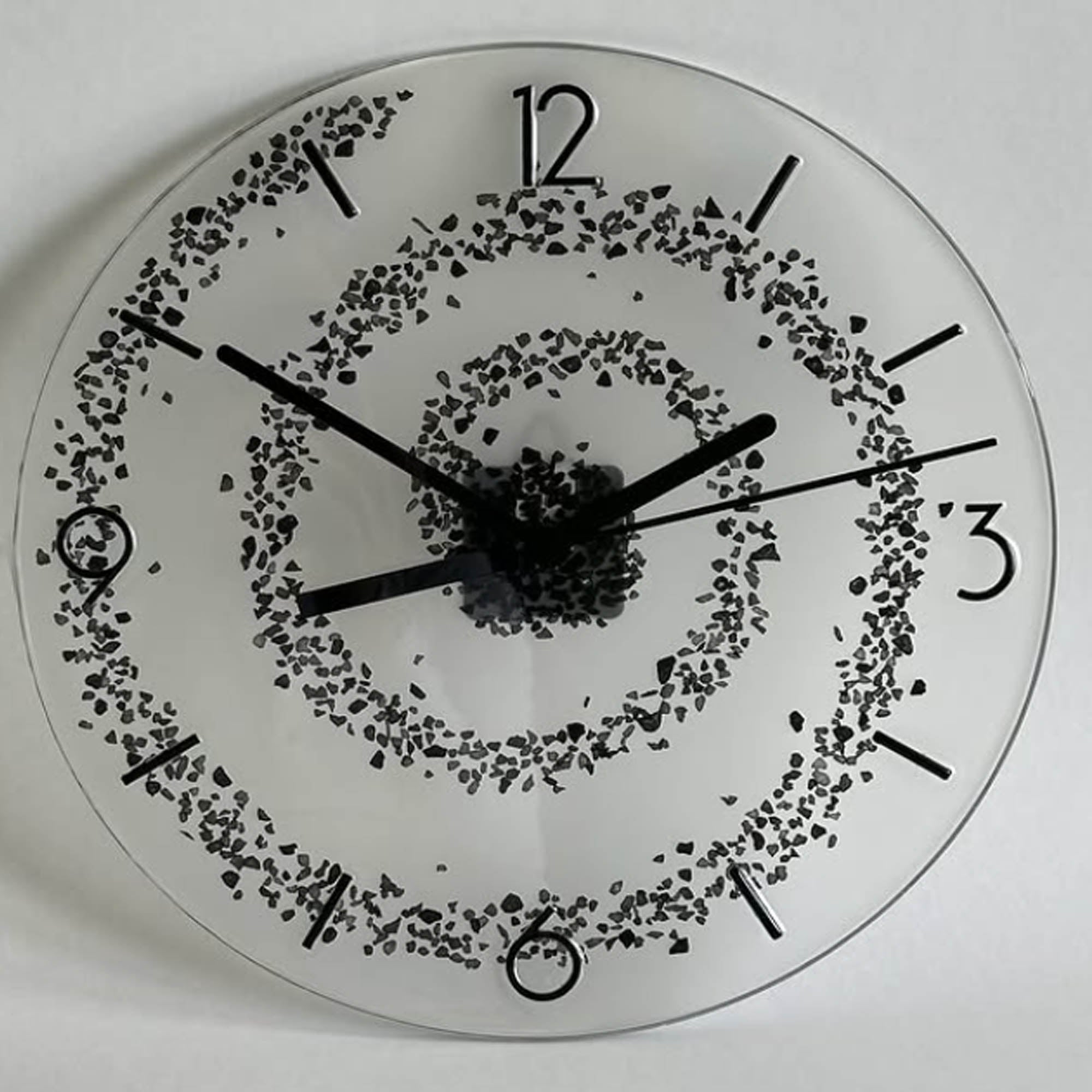 Годинник СПІРАЛЬ з епоксидної смоли