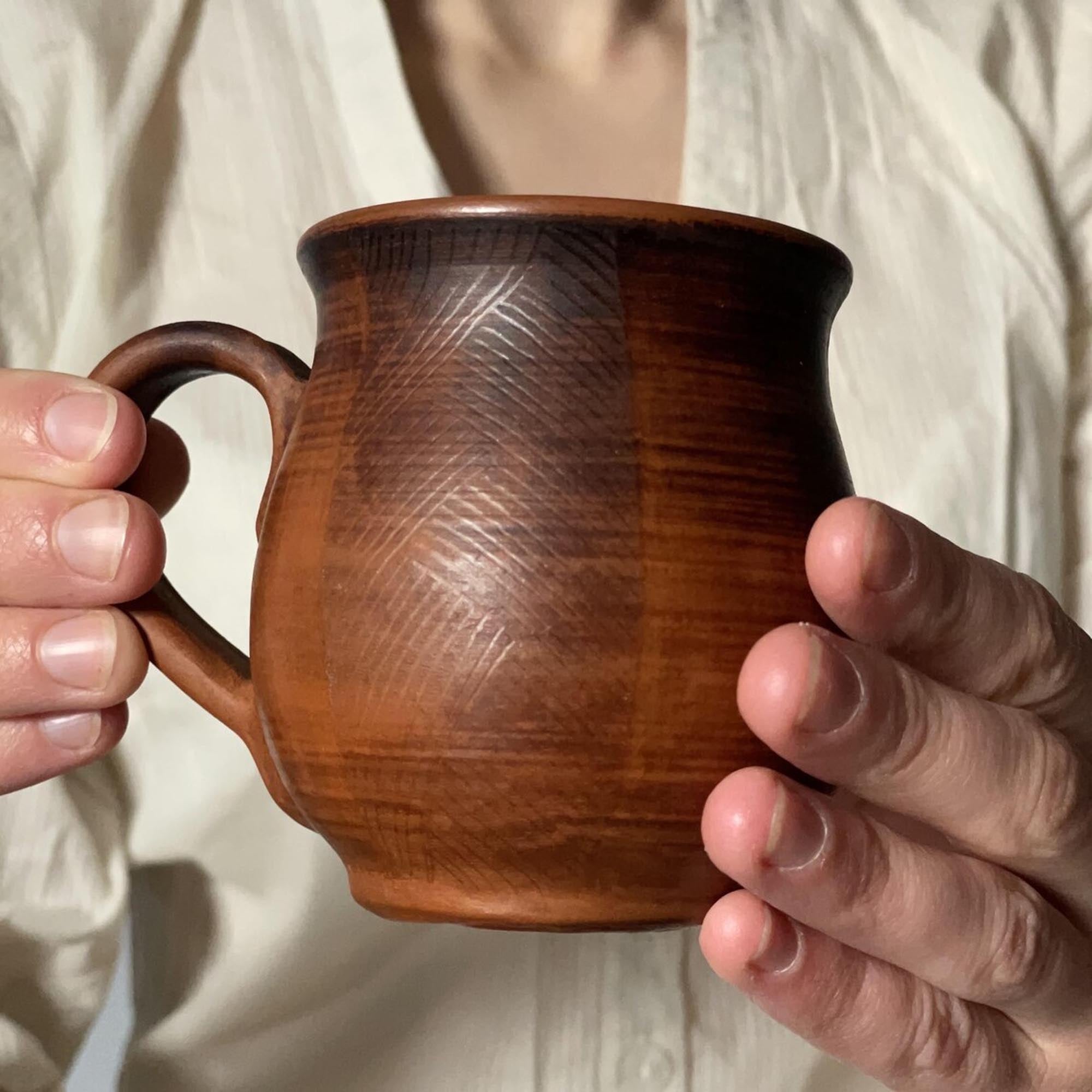 Горнятко КОЛОСОК, молочно-вощене