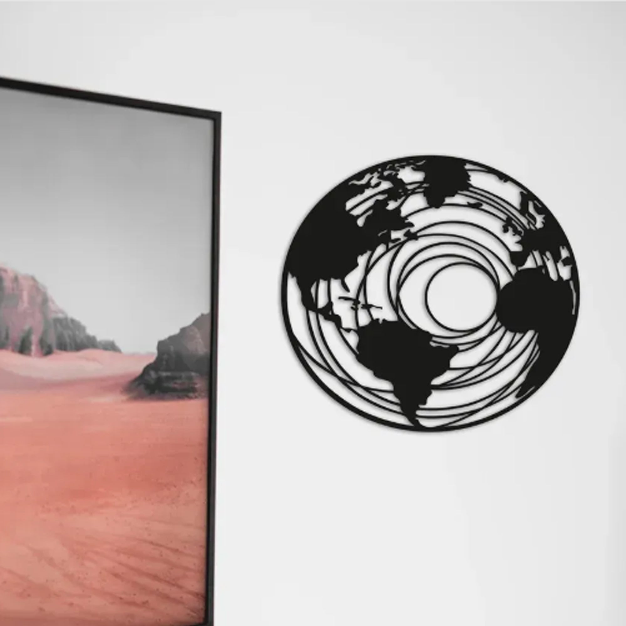 Картина CHAOS AND HARMONY WORLD MAP