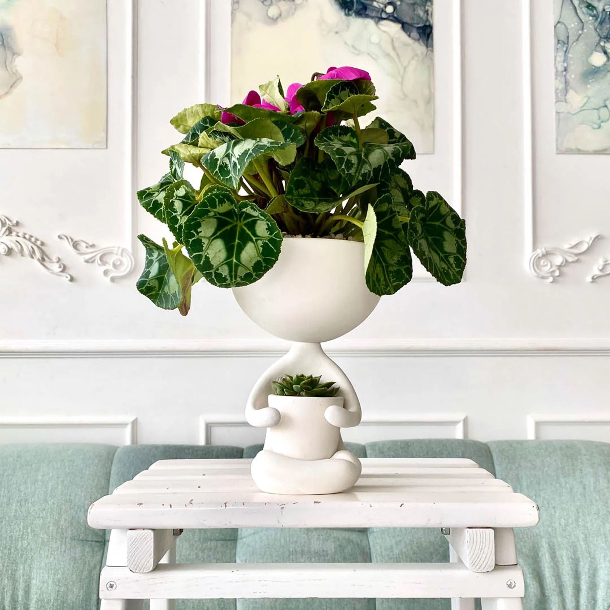 Кашпо для квітів MIKI GARDEN, дівчинка