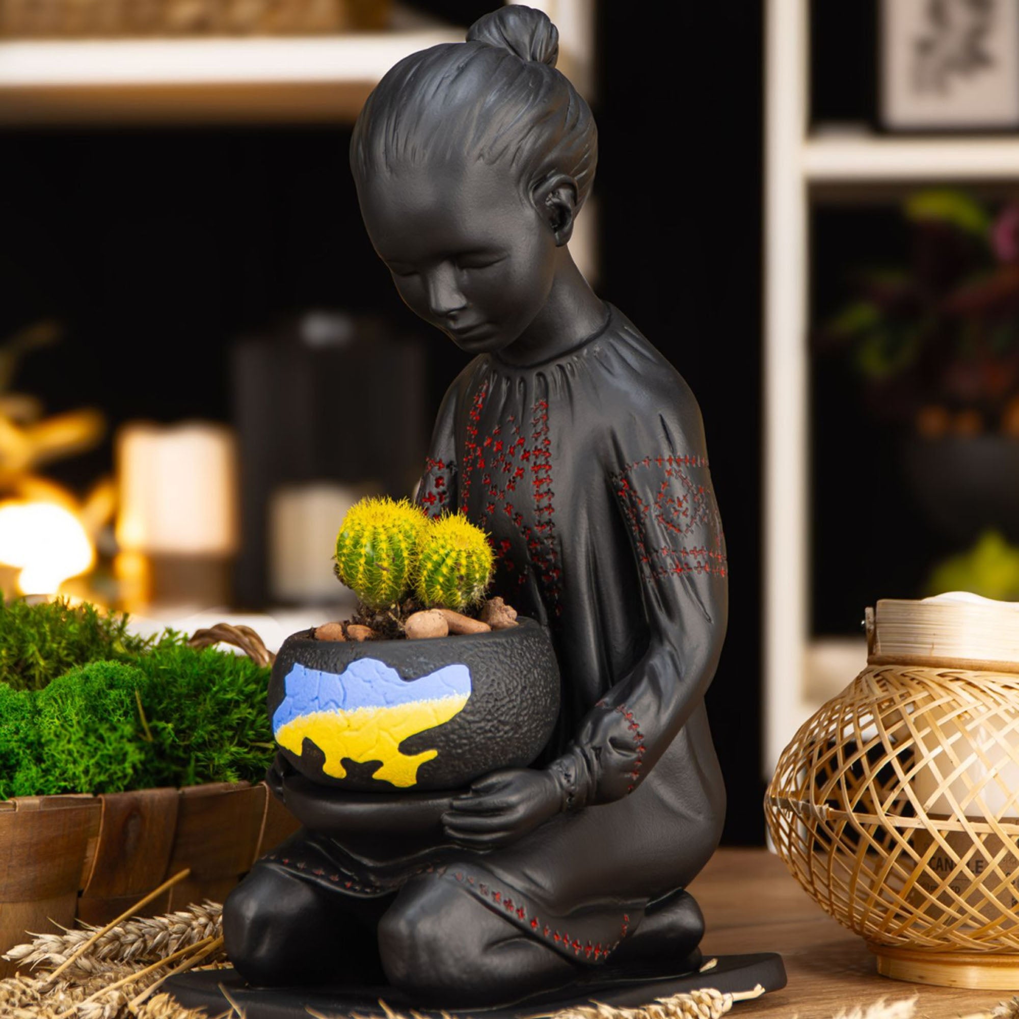 Кашпо для квітів СОЛОМІЯ