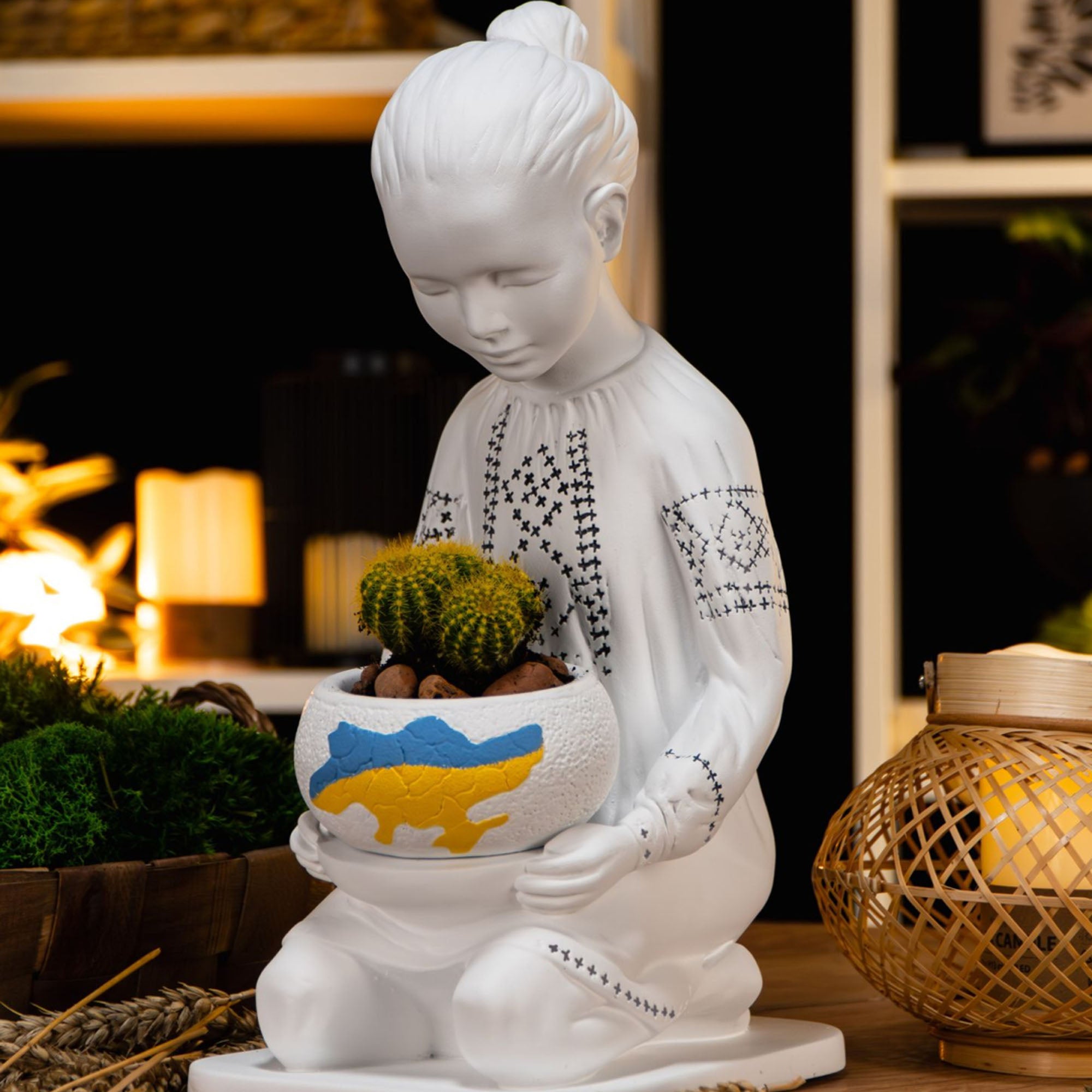 Кашпо для квітів СОЛОМІЯ