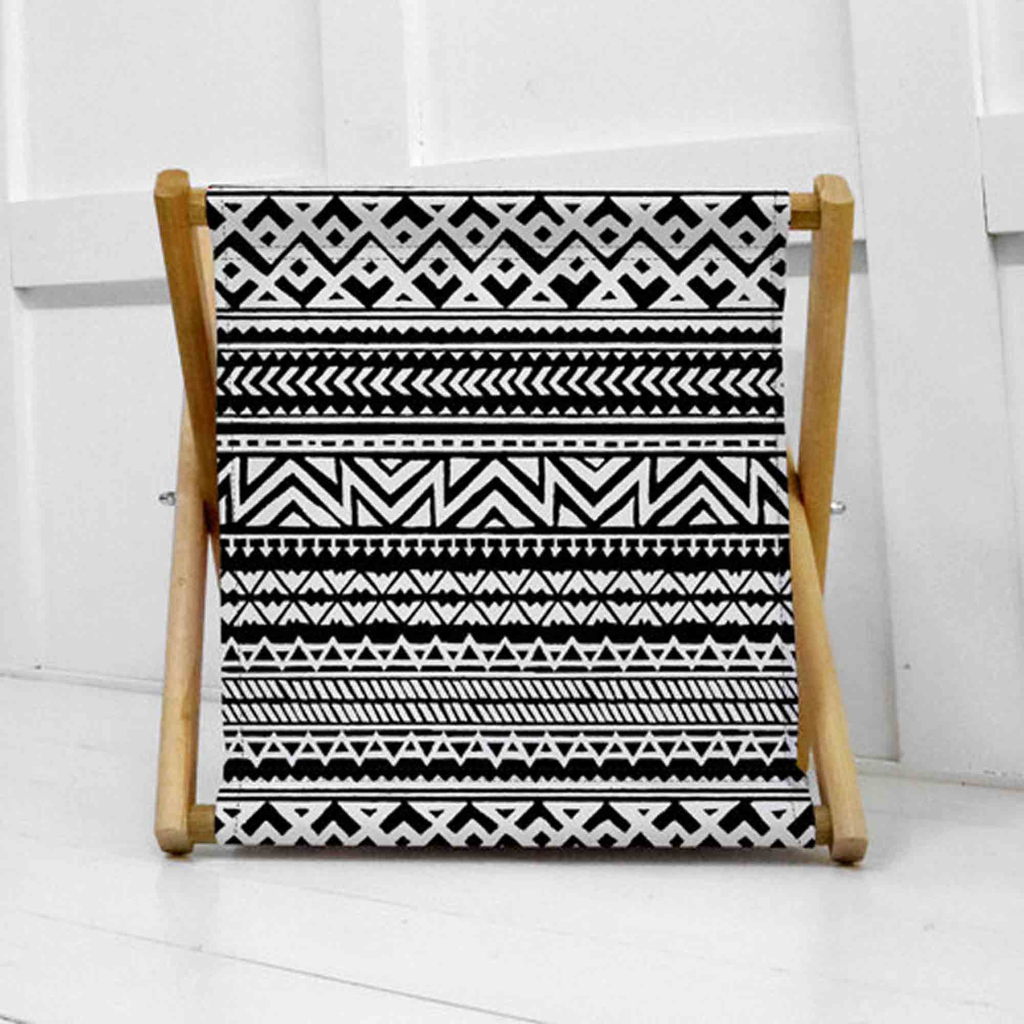 Кошик для зберігання ЧОРНО-БІЛИЙ ОРНАМЕНТ - зображення 1