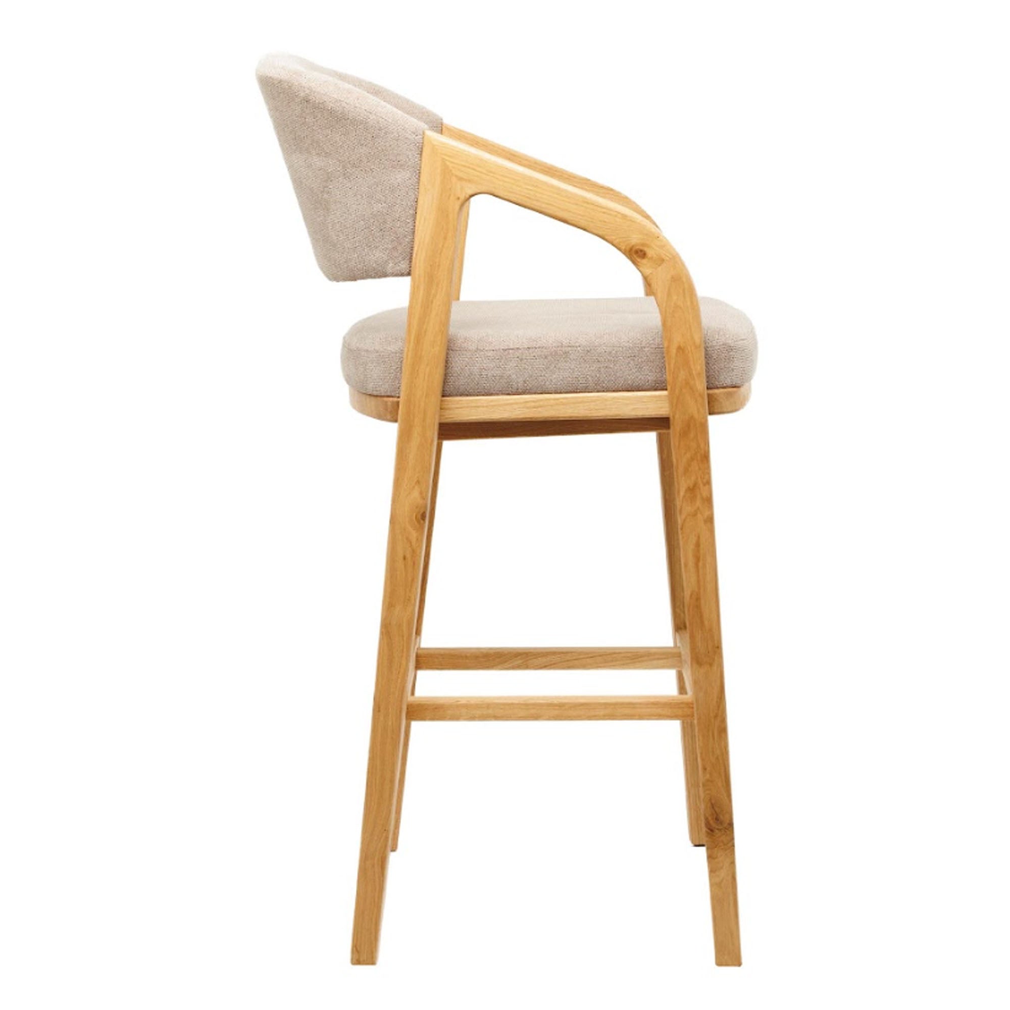 Крісло барне OTIS з дуба, натуральний