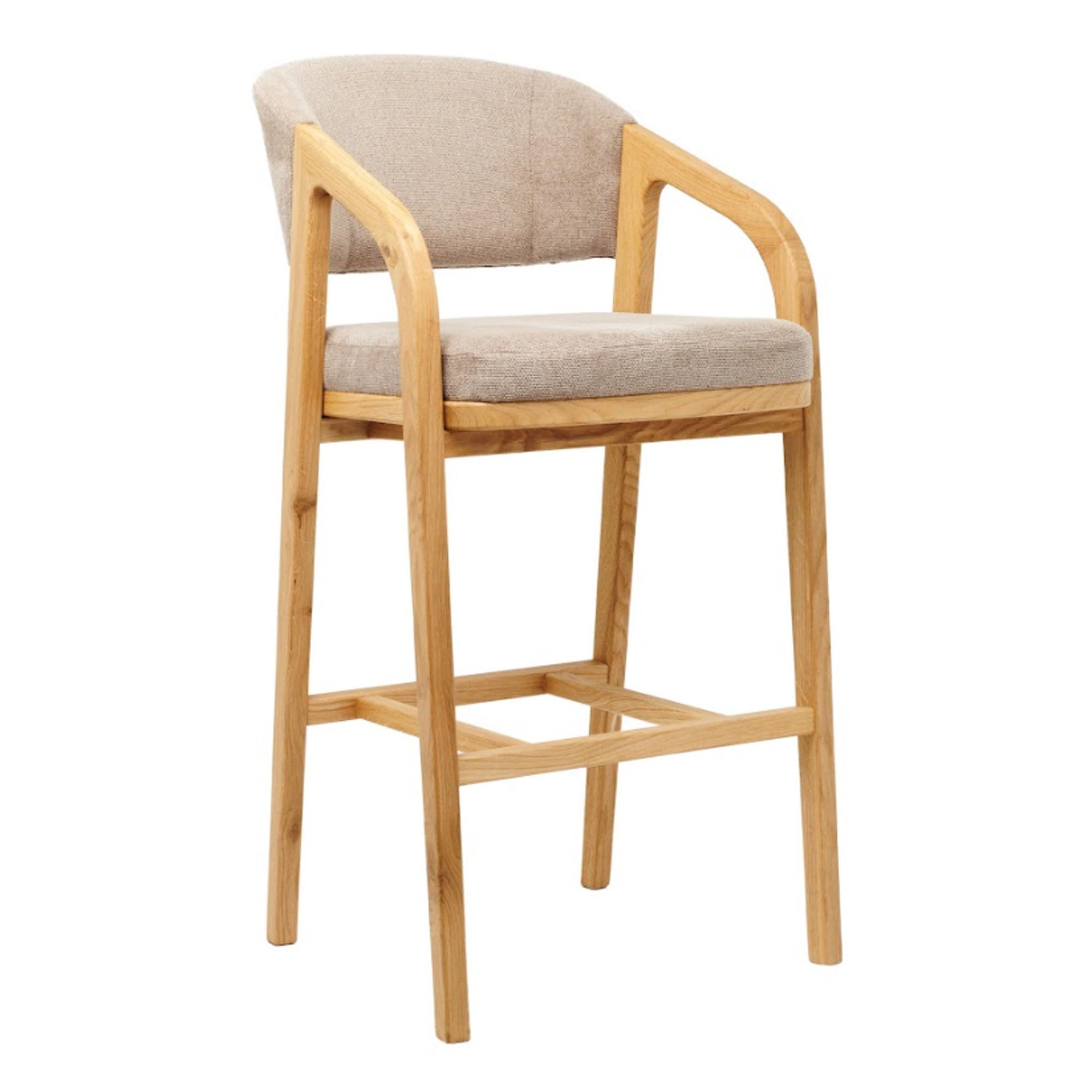 Крісло барне OTIS з дуба, натуральний