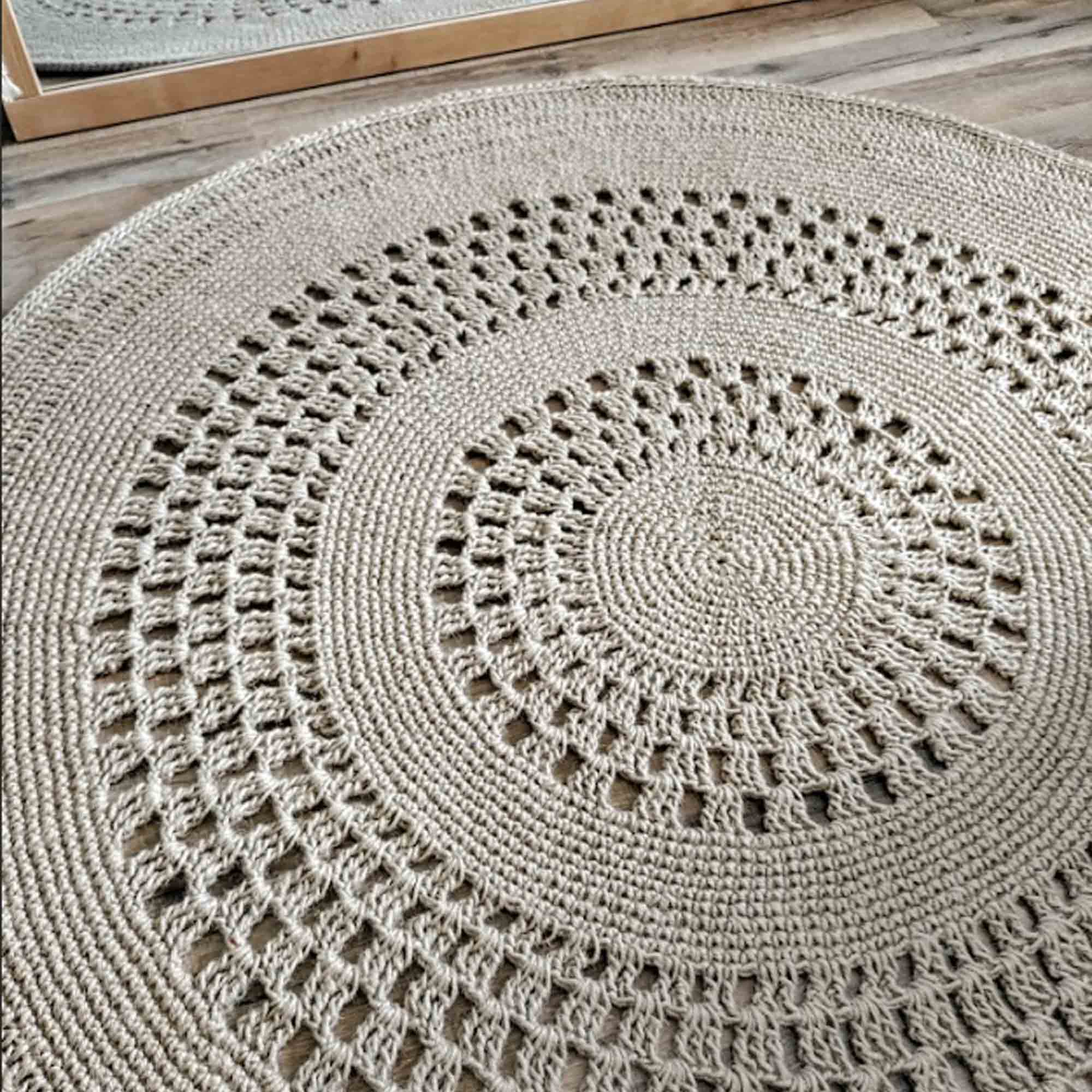 Килим АЖУРНИЙ, джутовий - зображення 2