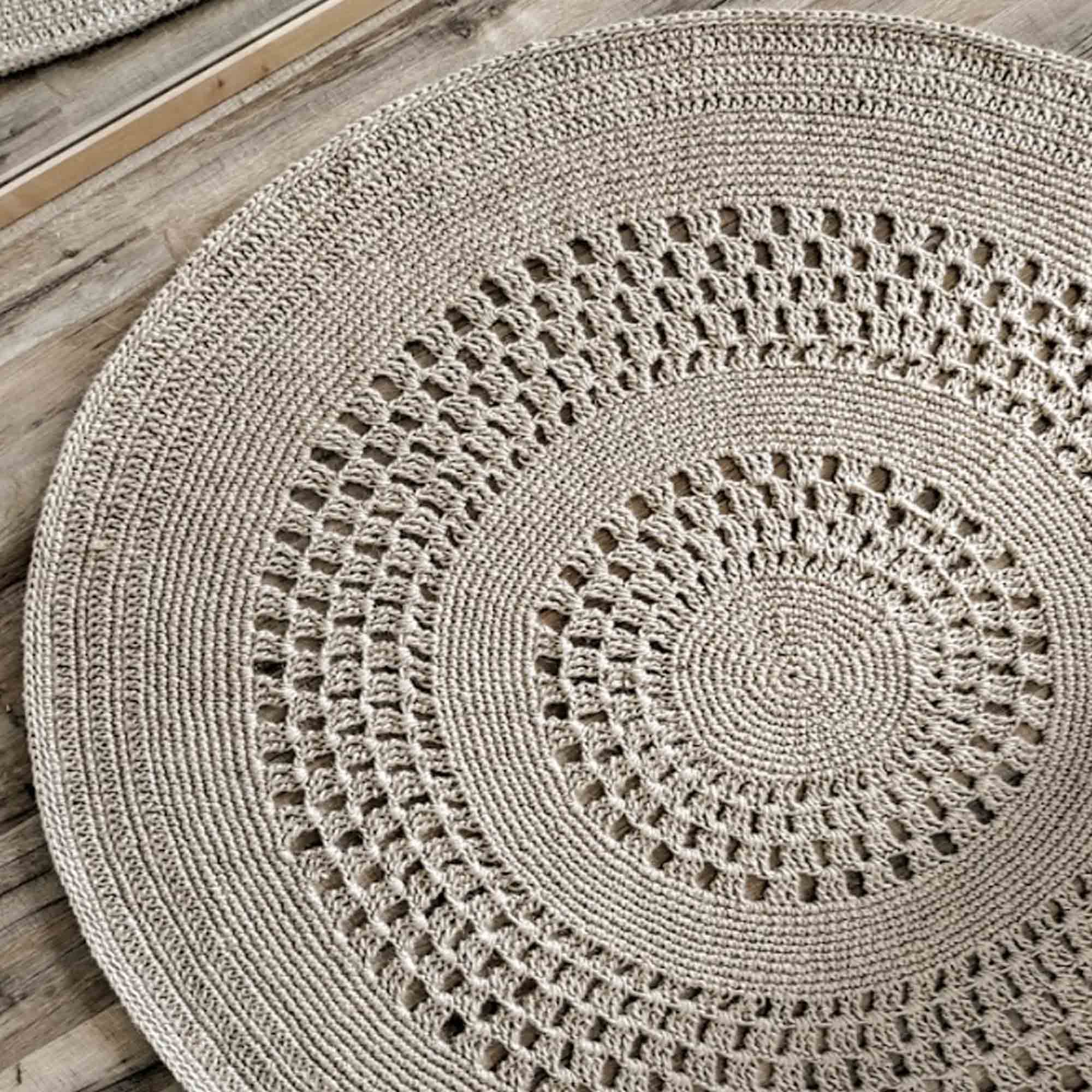 Килим АЖУРНИЙ, джутовий - зображення 1