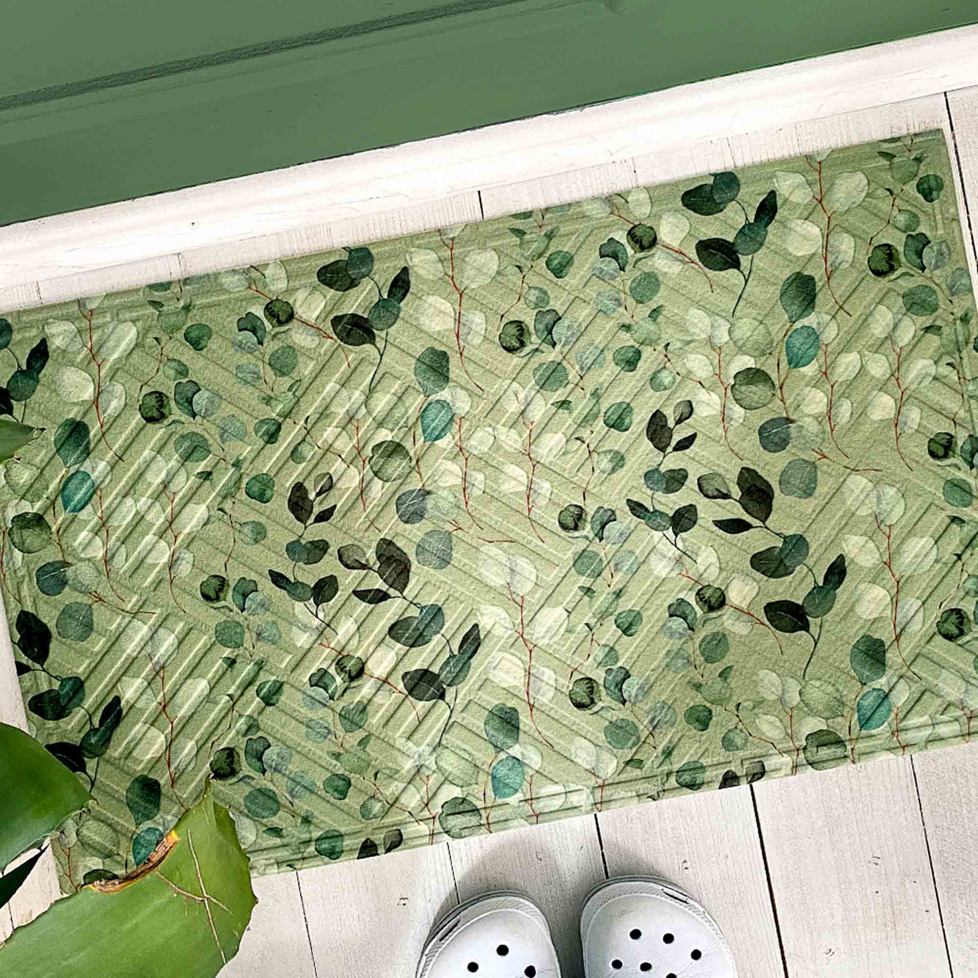 Килимок придверний з принтом ЛИСТЯ - зображення 1