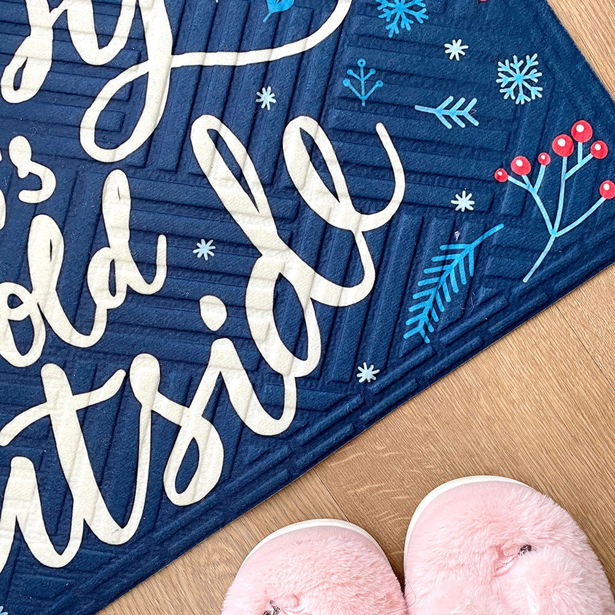 Коврик придверный с принтом HELLO FRIENDS