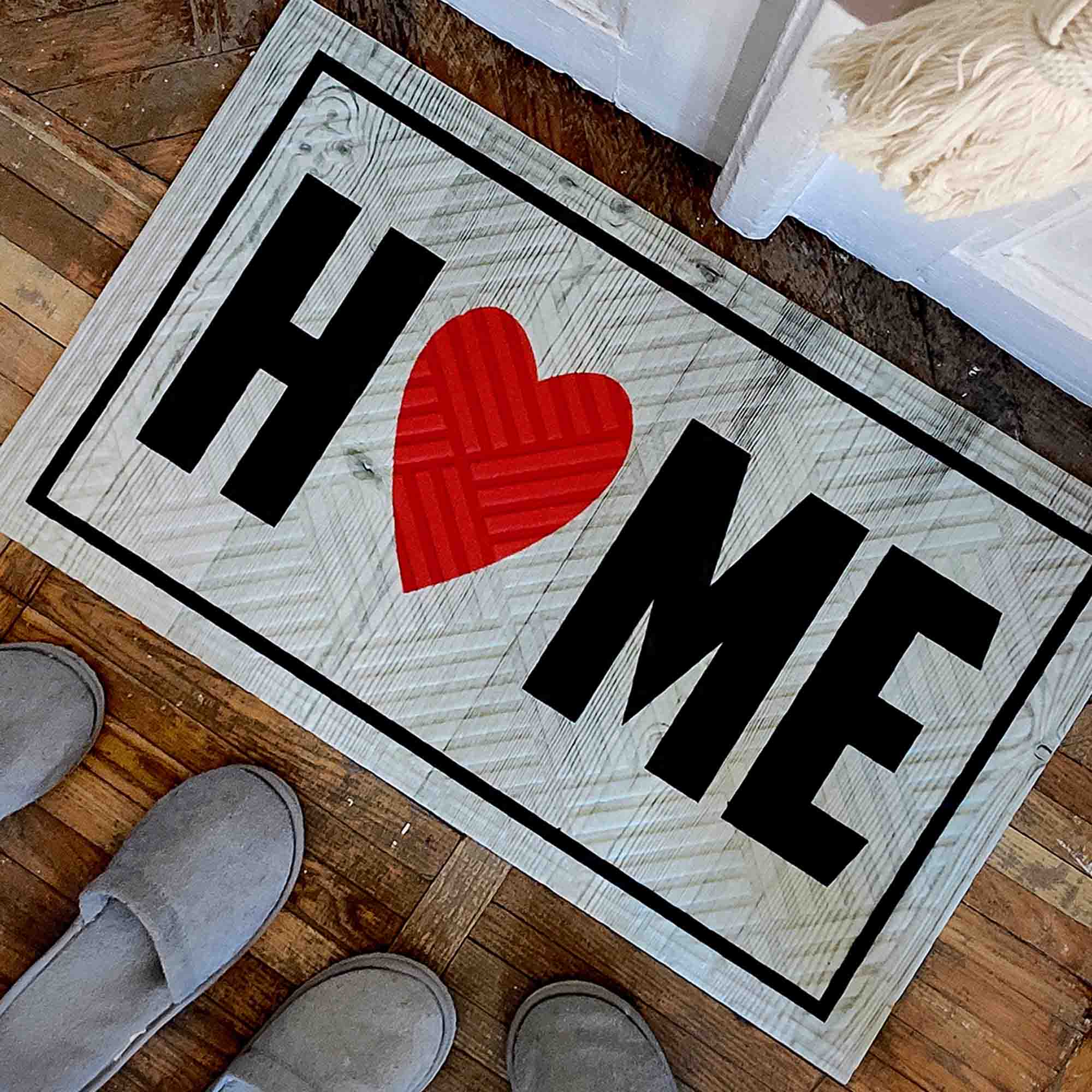 Килимок придверний з принтом HOME - зображення 1