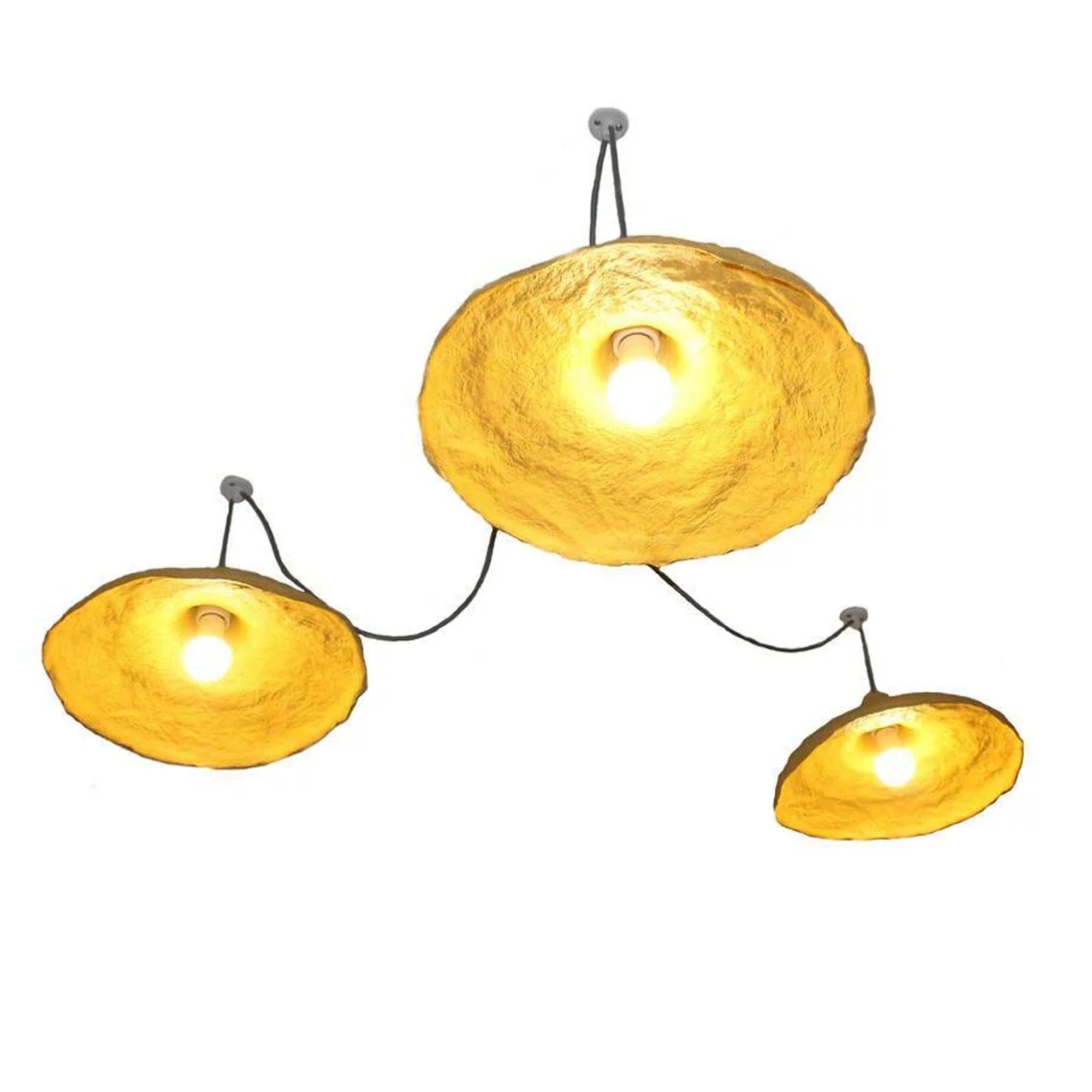 Люстра КАПЕЛЮХ з підсиленого пап'є-маше - зображення 1