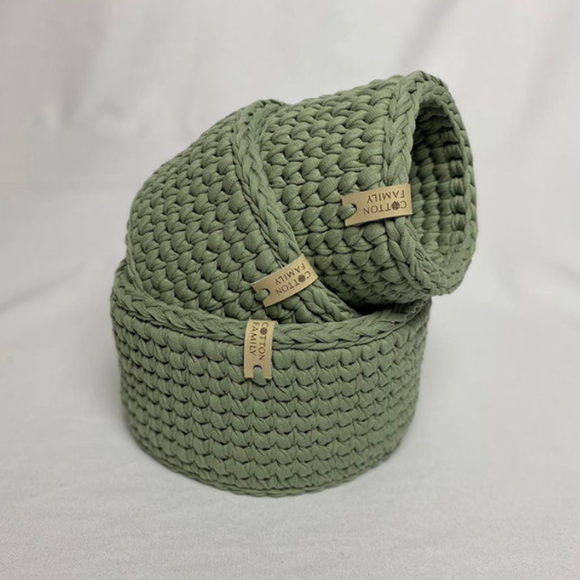 Набор из 3-х круглых корзин-органайзеров CLASSIC