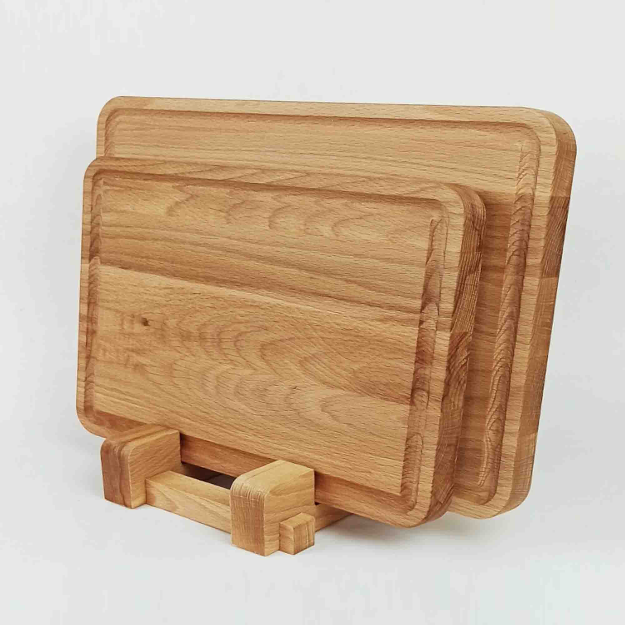 Набір кухонних дошок БАЗИЛІК з підставкою - зображення 2