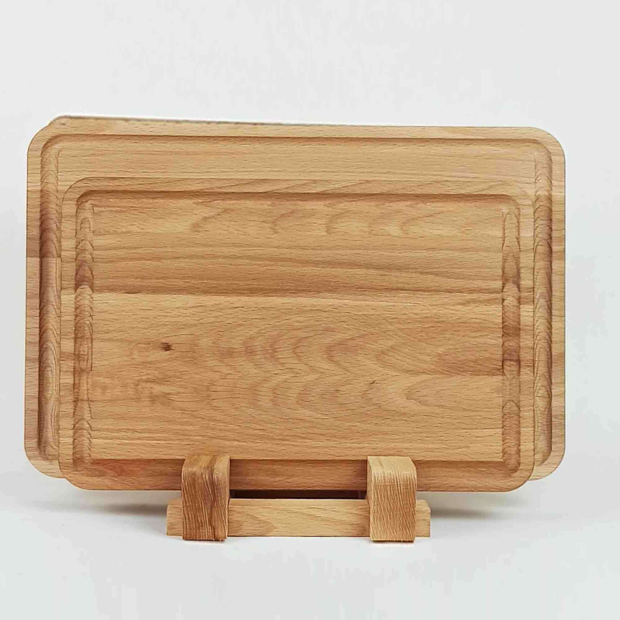 Набір кухонних дошок БАЗИЛІК з підставкою - зображення 1